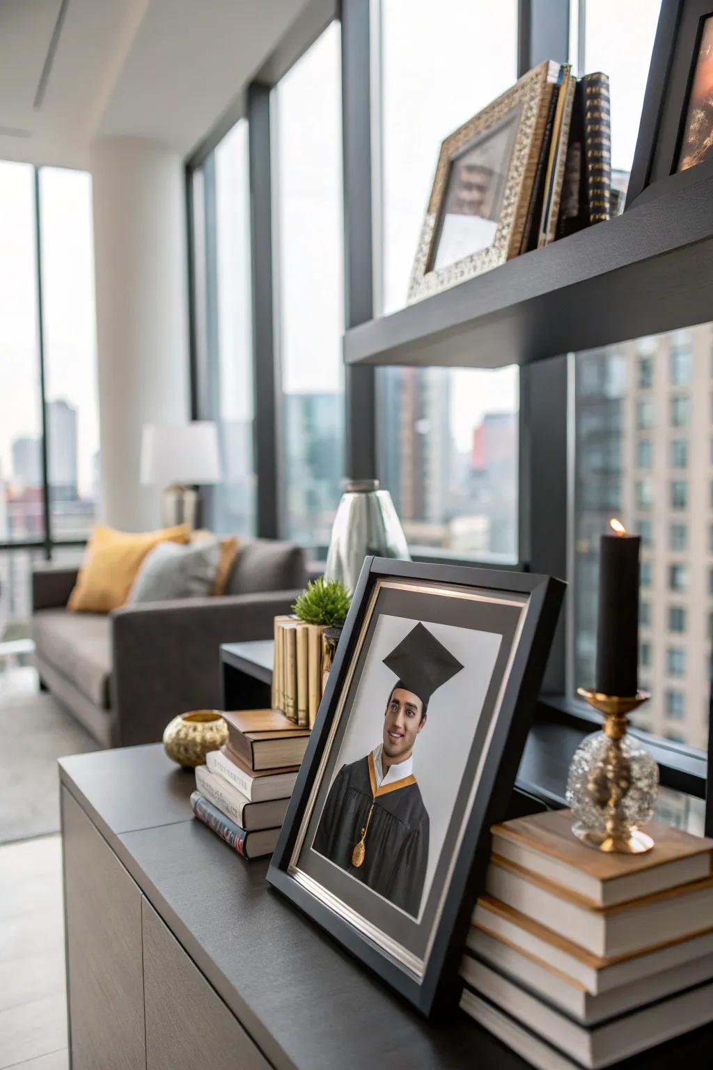 Themed frames celebrate special fields of study in style.