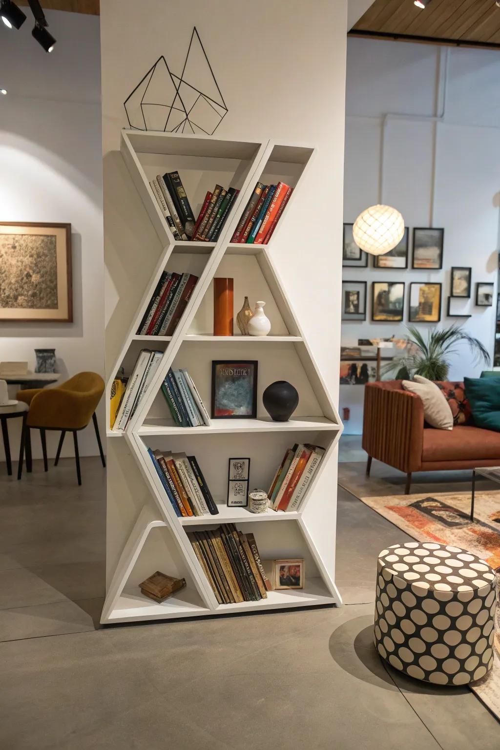 Unconventional shapes add artistic flair to your display
