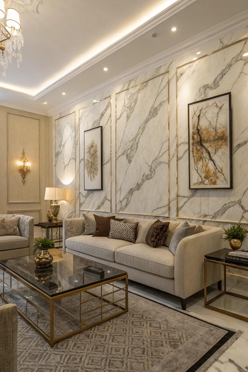 Stone panels bring timeless elegance to your home.