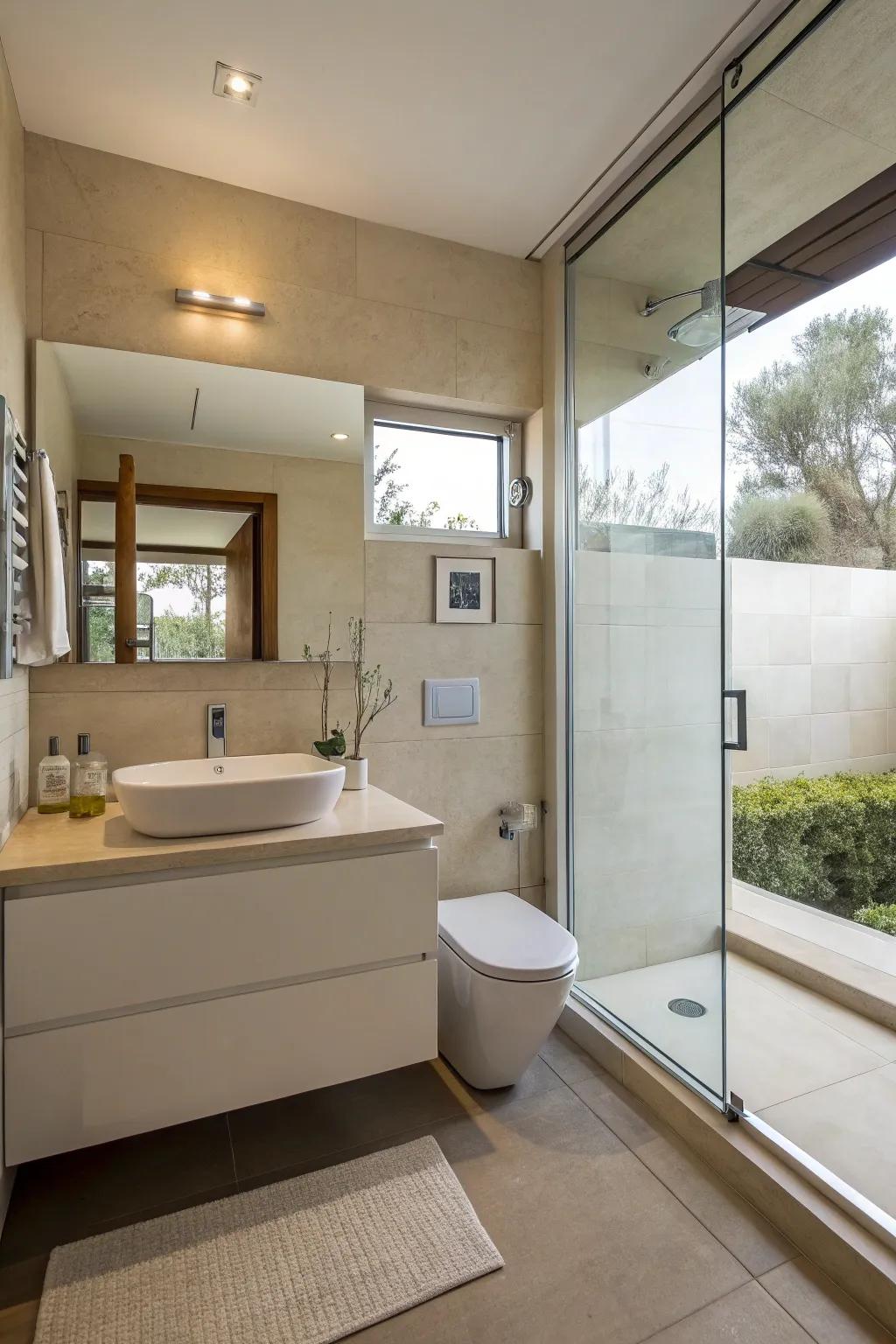 Minimalist ideology expressed in pristine lines and simplicity.