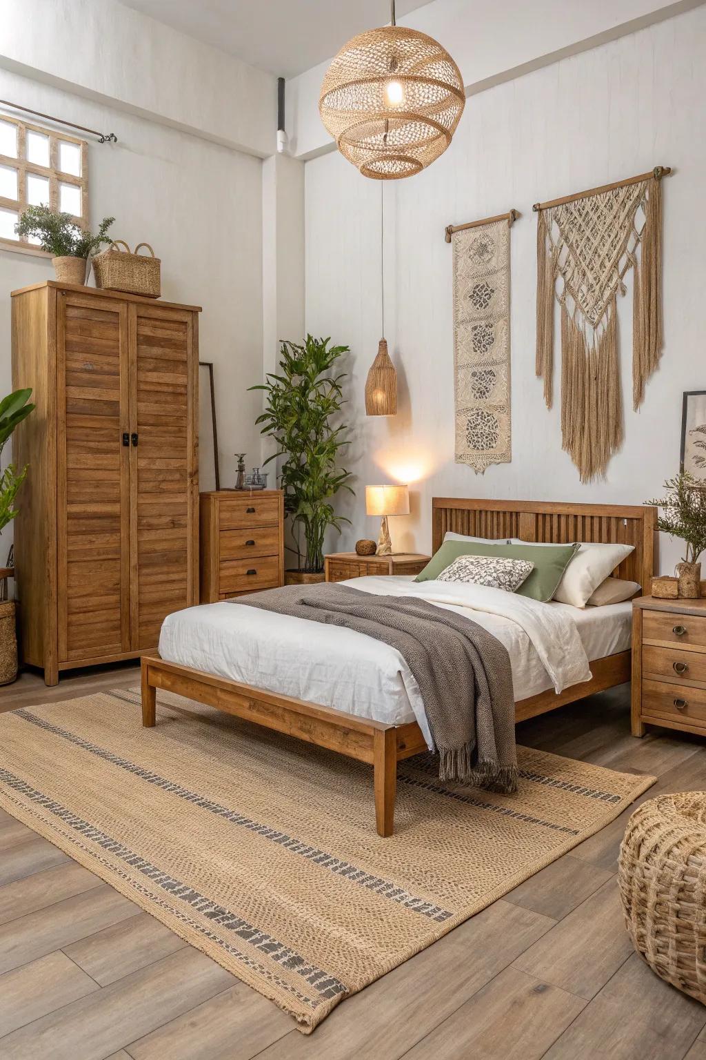 Eco conscious choices offer charm and conscientious design.