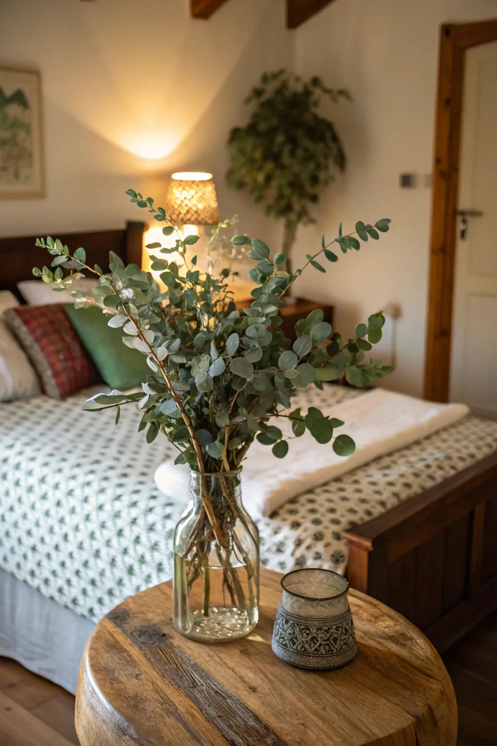 Greenery incorporates tranquility and a touch of nature.