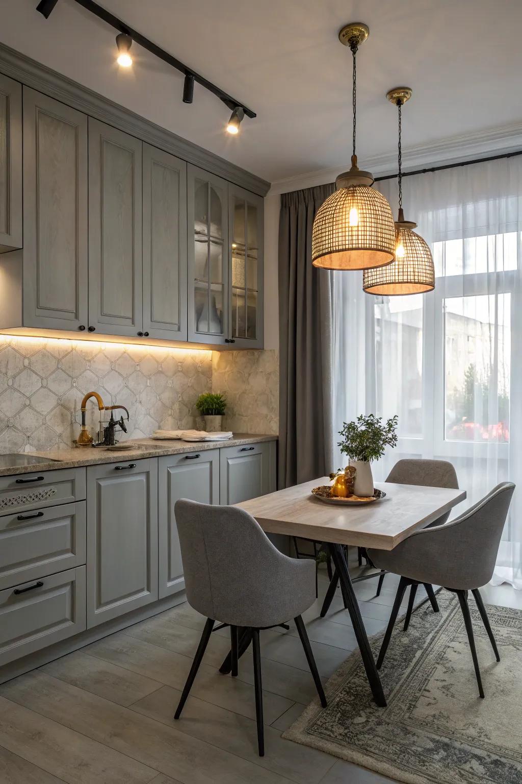 Warm up your cooking space with delicate illumination.