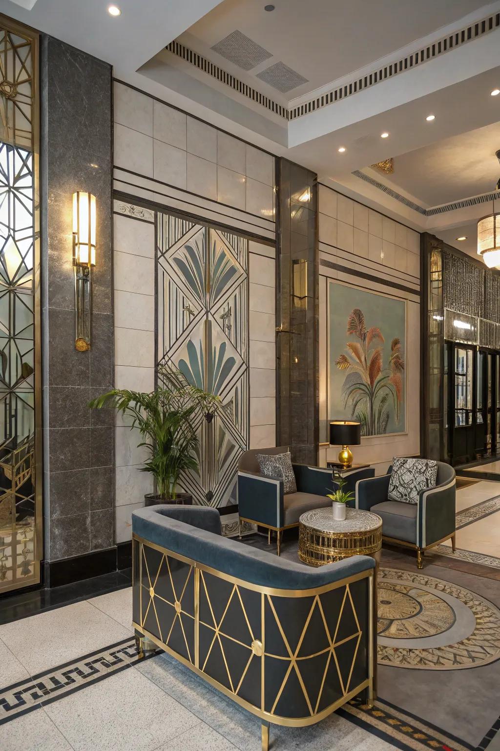 A contemporary interior with Vintage Design elements for a vintage flair.