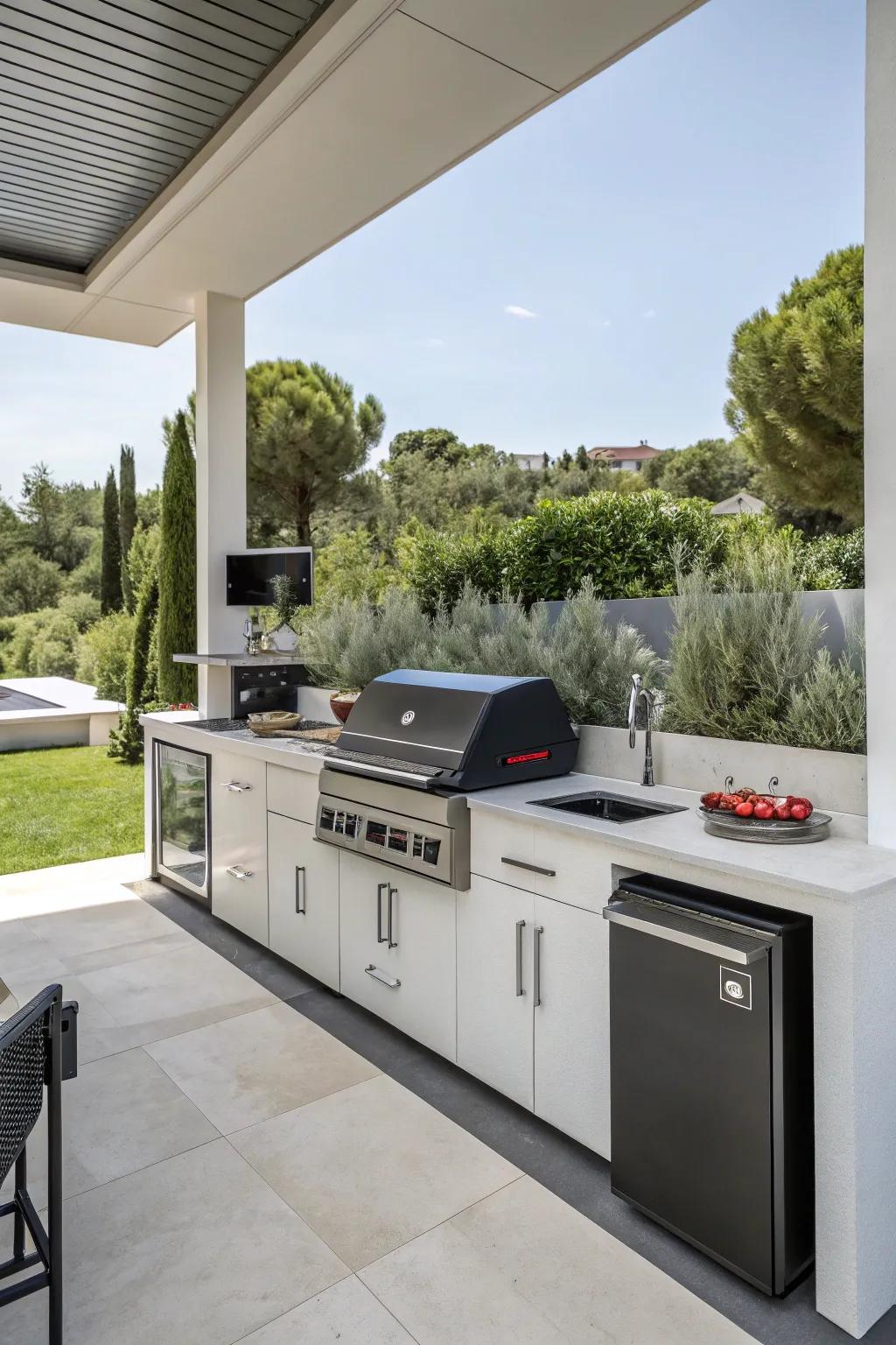 Tech-forward devices elevating the open-air cooking experience.