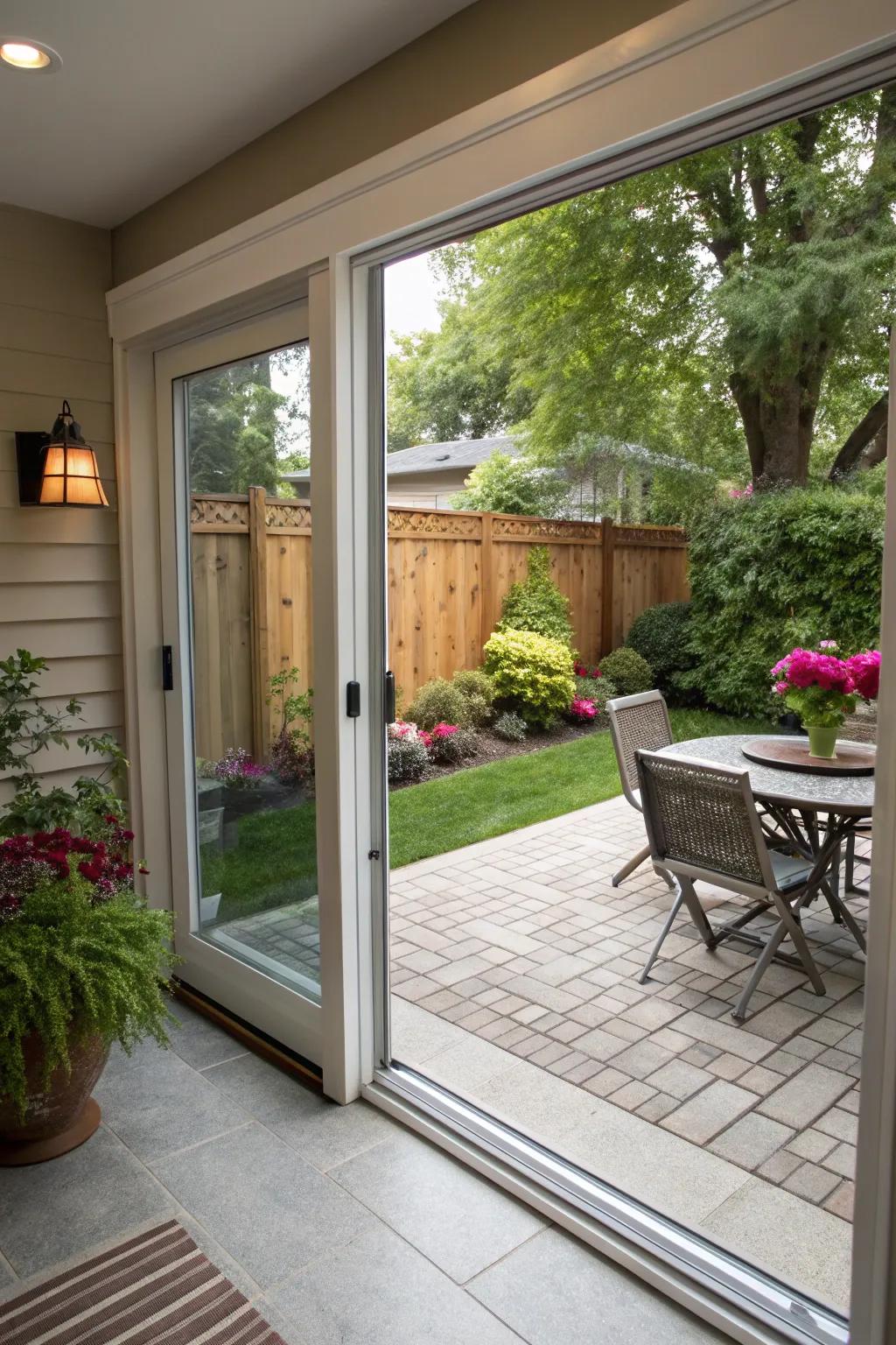 Recessed designs maximizing area in small spaces.