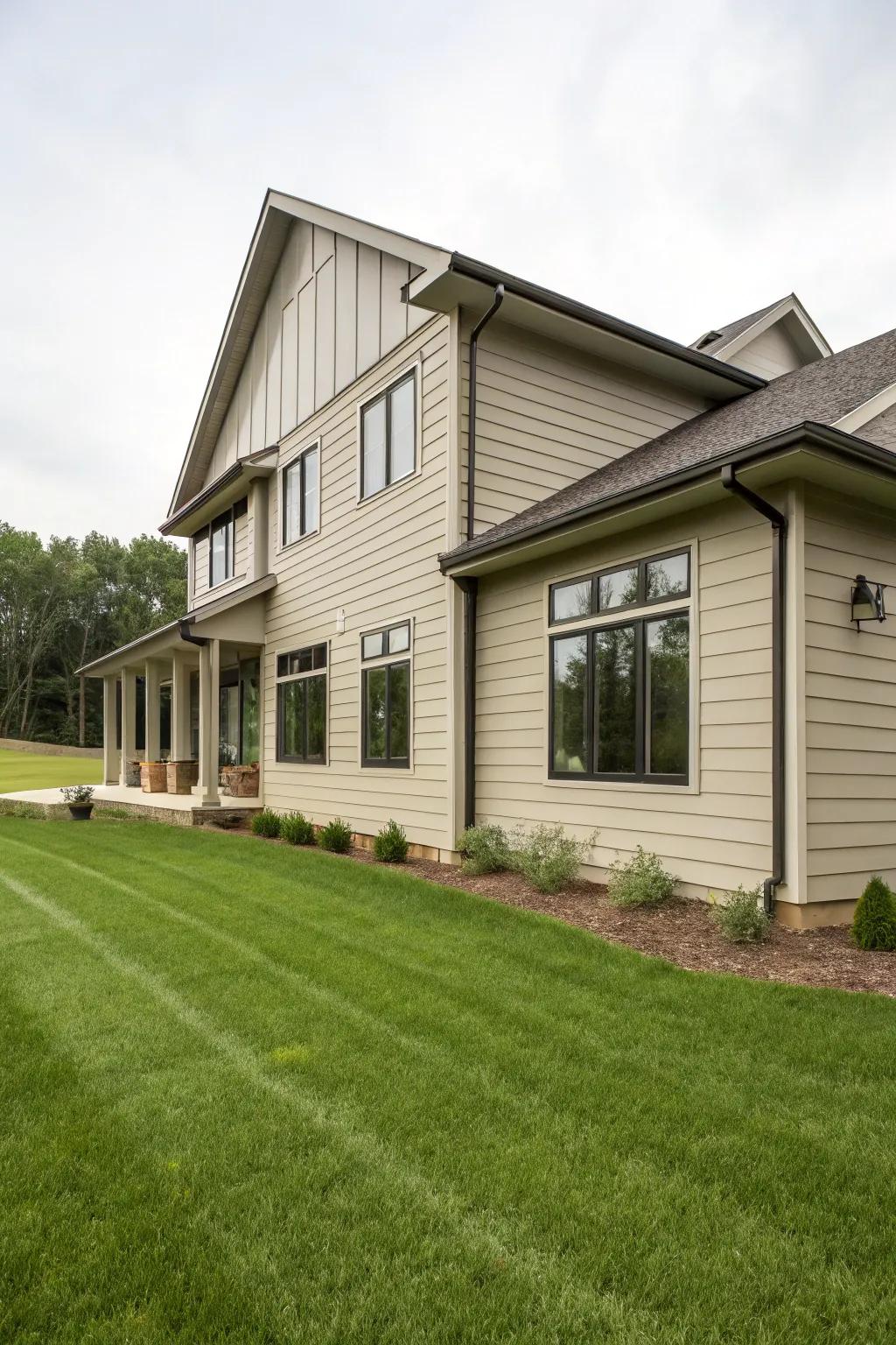 Classic neutral colors provide elegance and versatility.