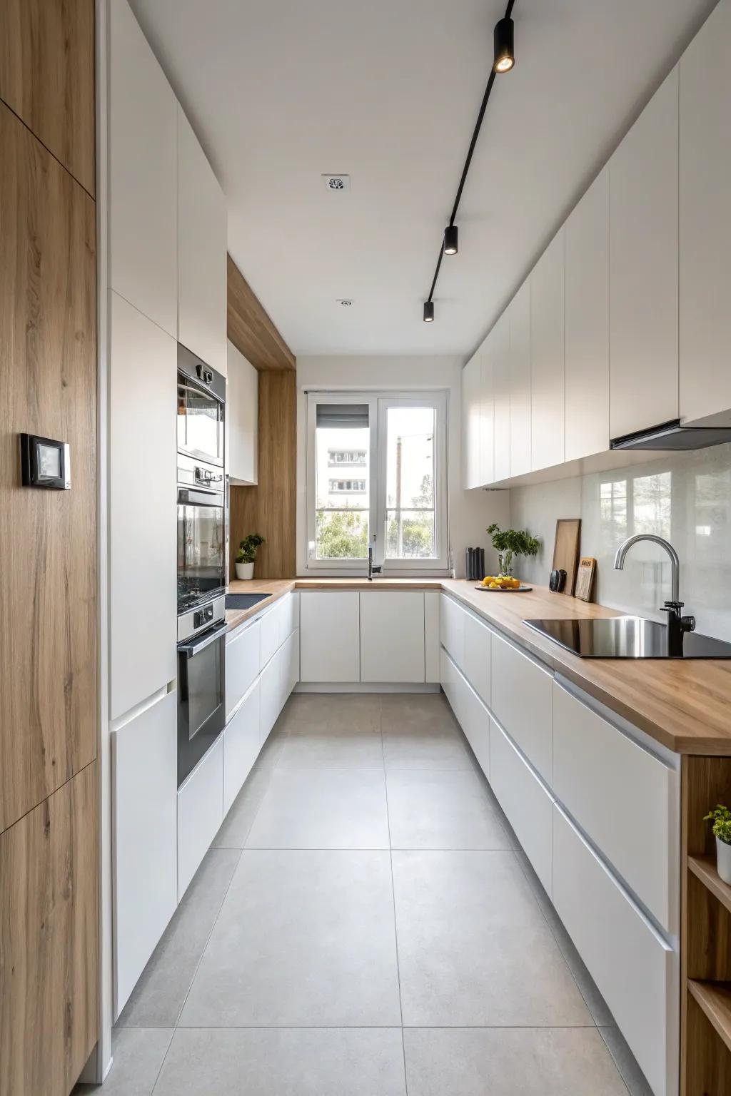Achieve elegance using an essentialist kitchen aesthetic.