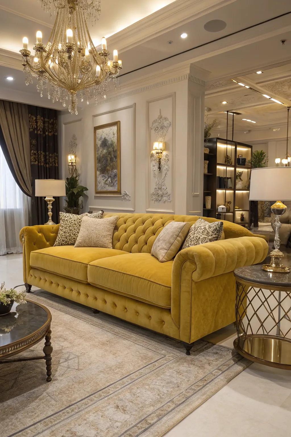 Velvet incorporates a touch of opulence and refinement.