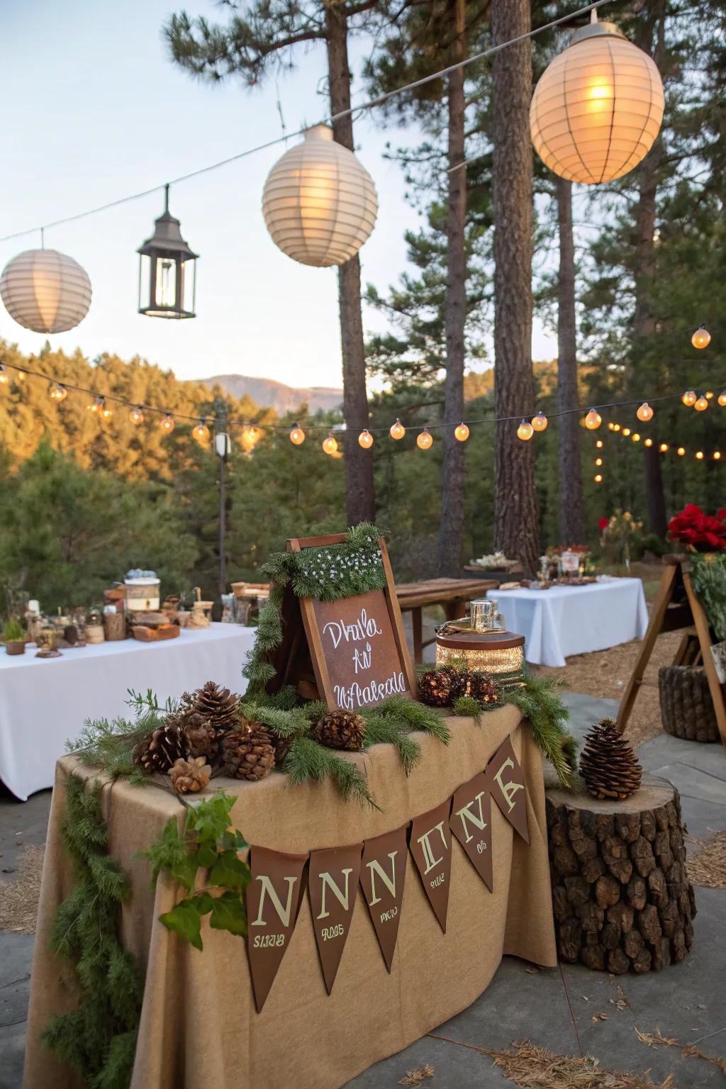 Celebration decor brings the festive spirit of national parks to your events.