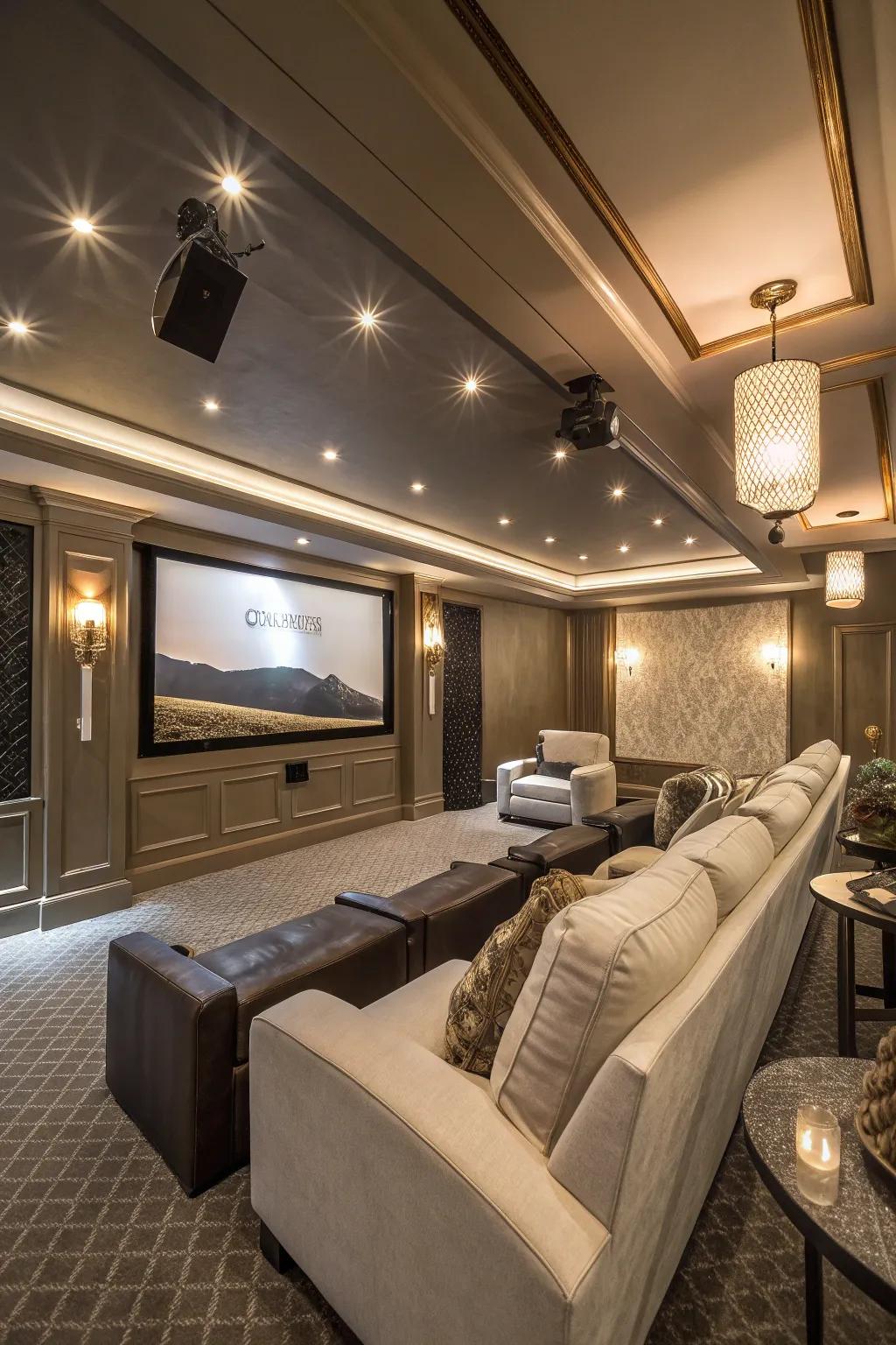 Transfer the cinematic experience to residence.