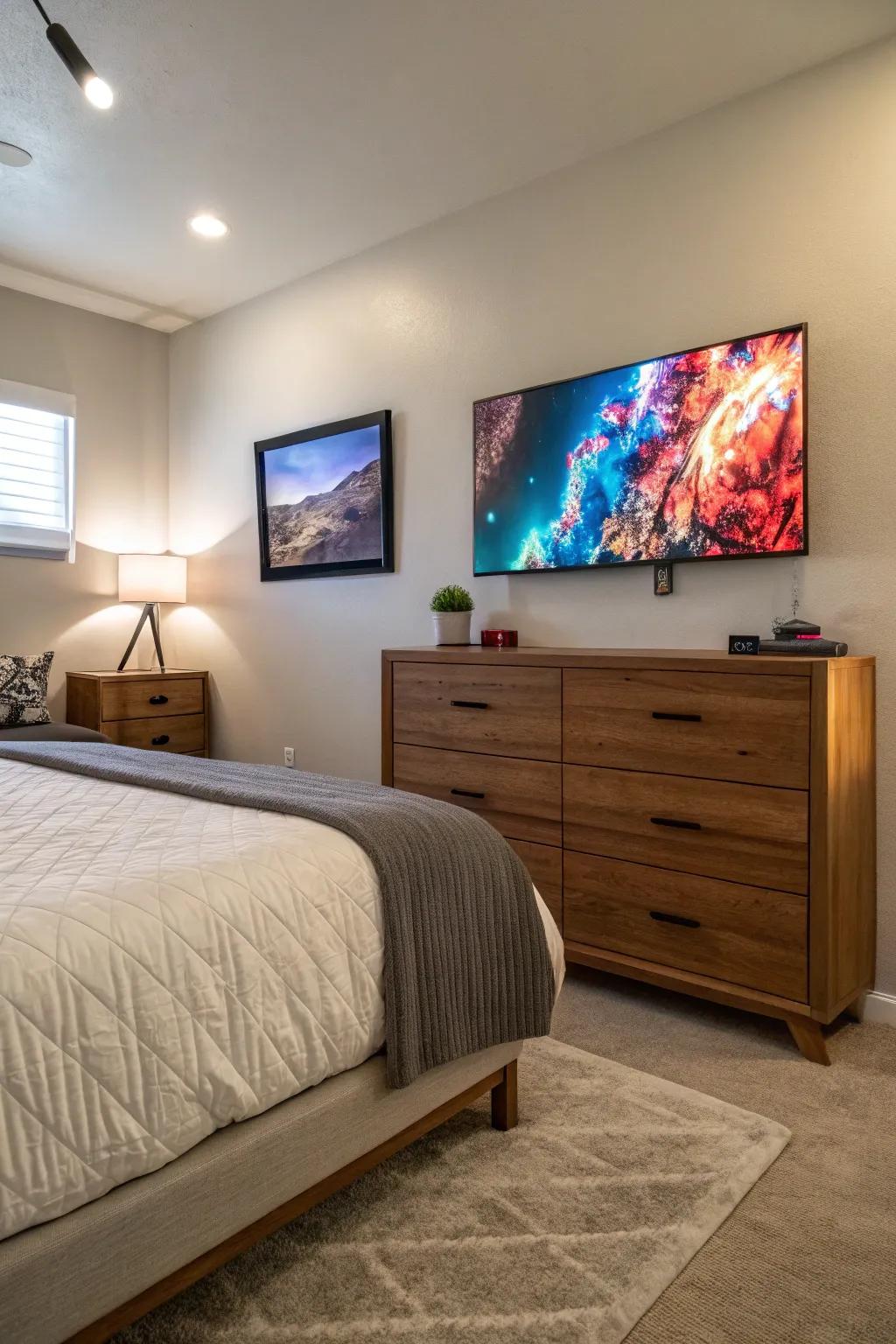 Digital decorations offer a flexible and modern decor option.