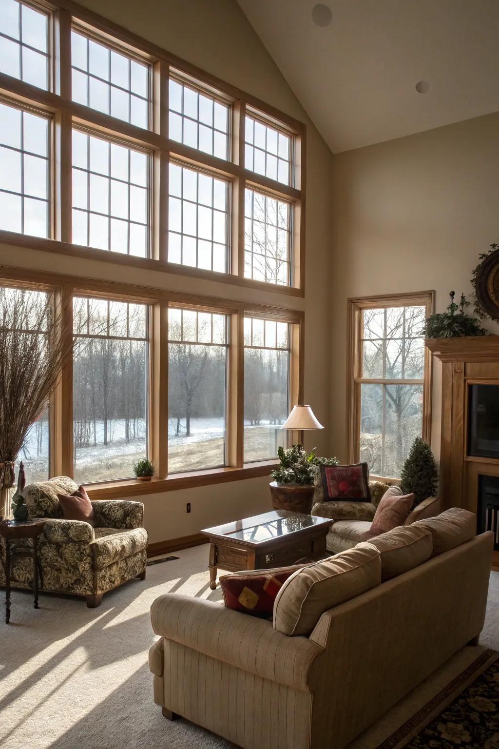 Daylight enhances the beauty of any space.