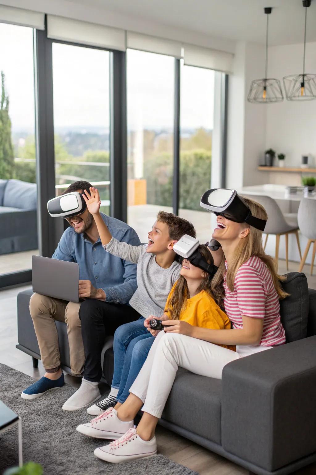 A VR adventure bringing excitement to family time.