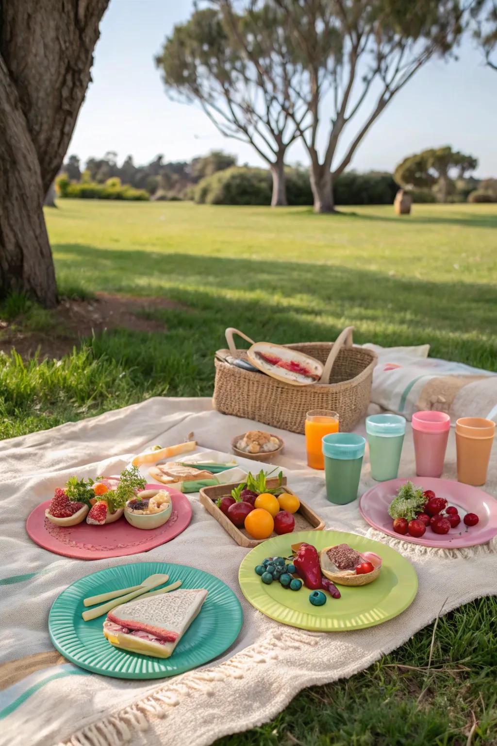 Nature-conscious decor enhances the scenic beauty of park settings.