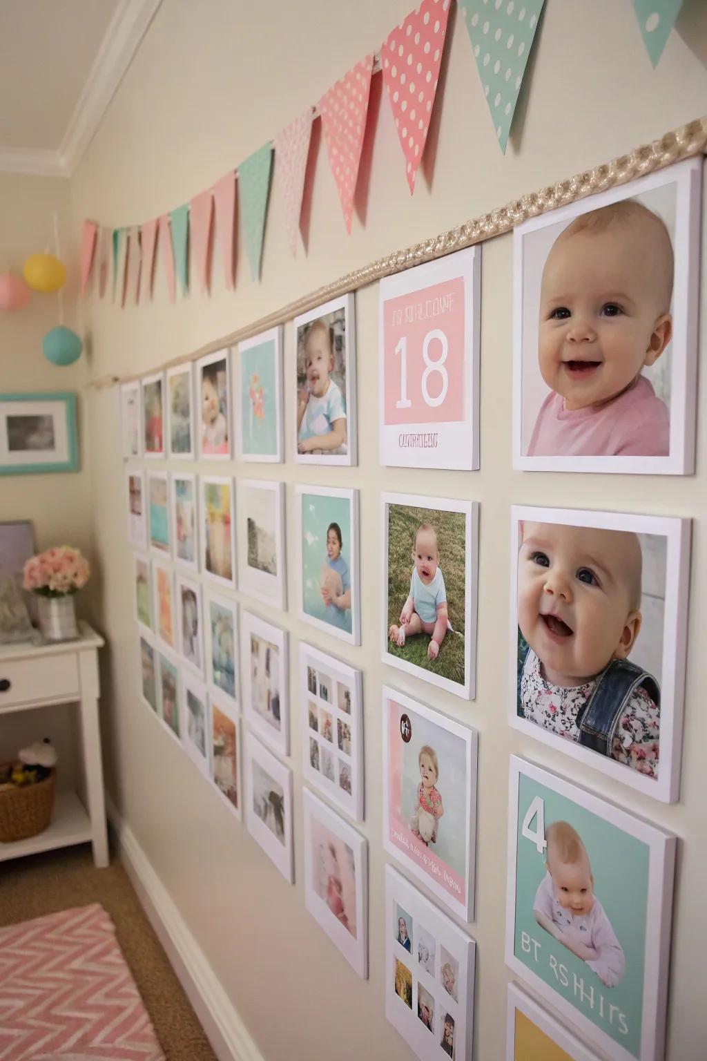 Showcase your baby’s first year with a special gallery.