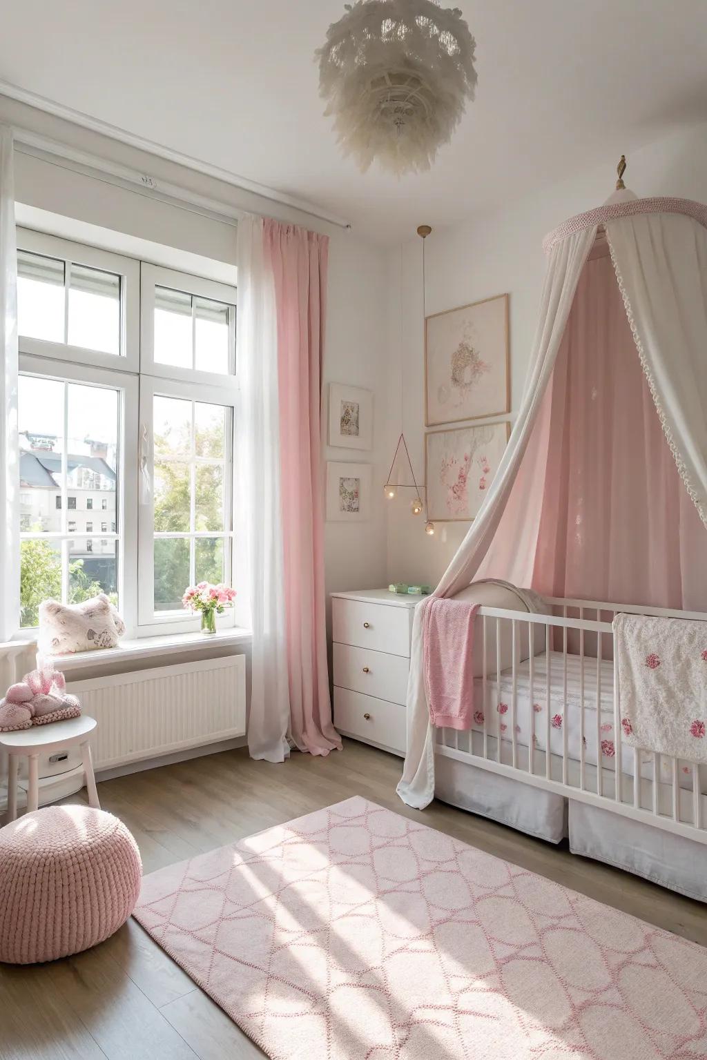Baby rose breeze creates a calm and refreshing bedroom environment.