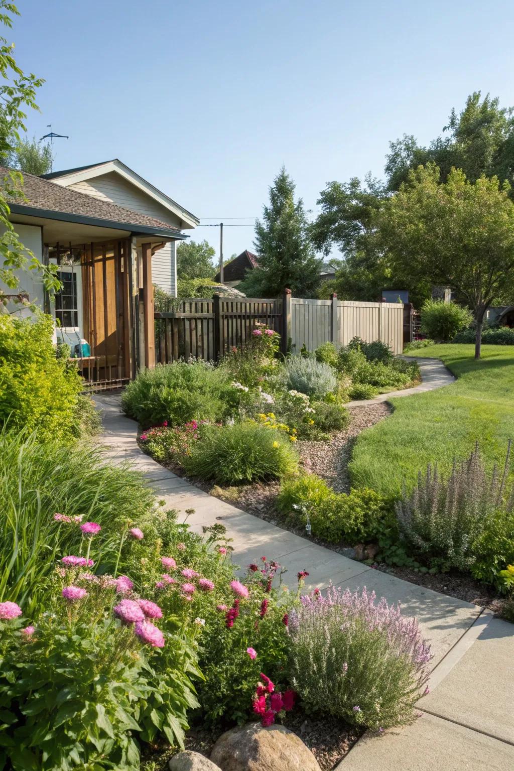 Local flora thrive naturally with ease.