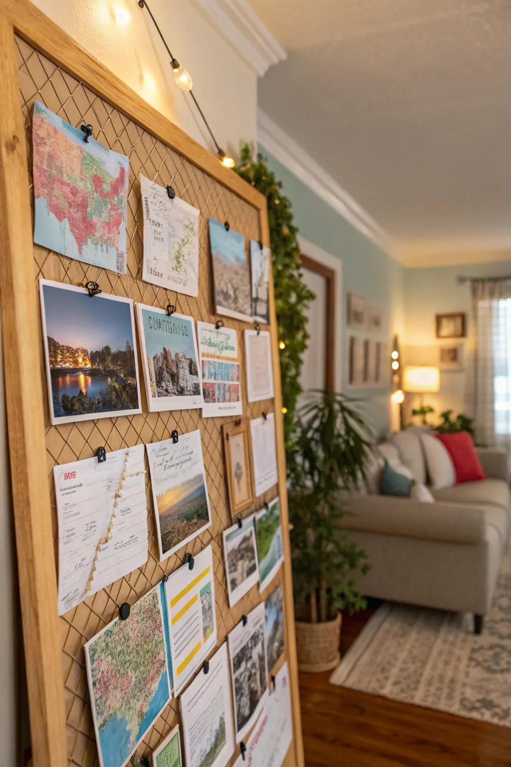 This board inspires adventure, travel, and exploration.