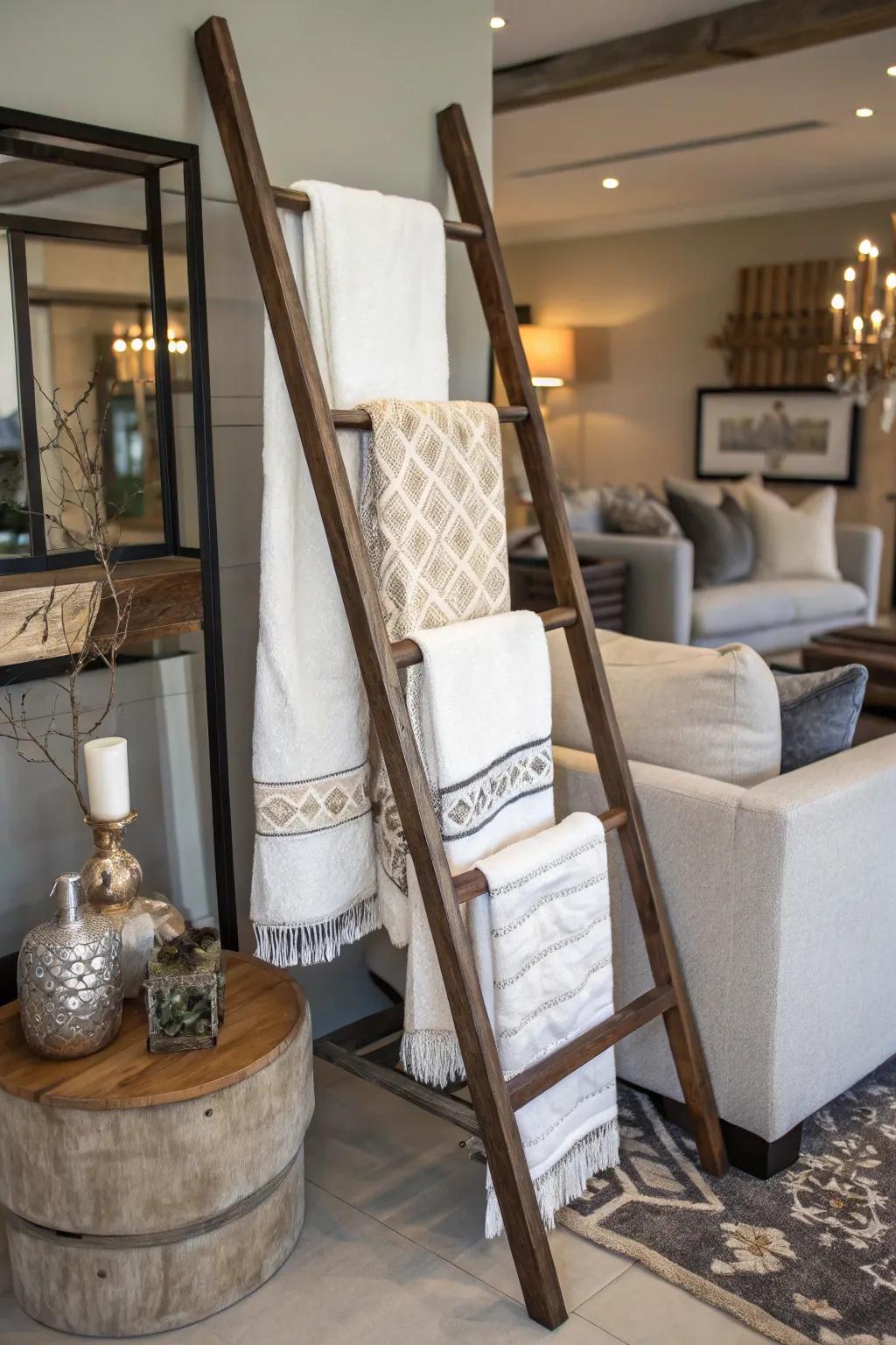 Showcase your array using a decorative support.