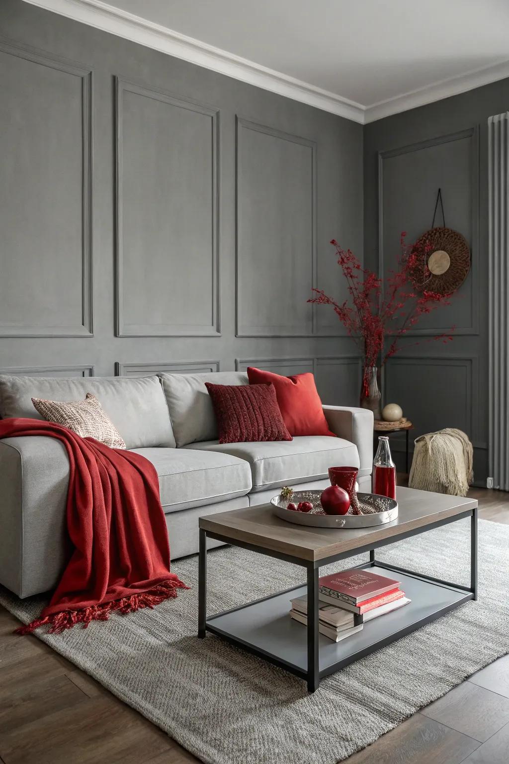 A minimalist palette provides tranquility and simplicity.