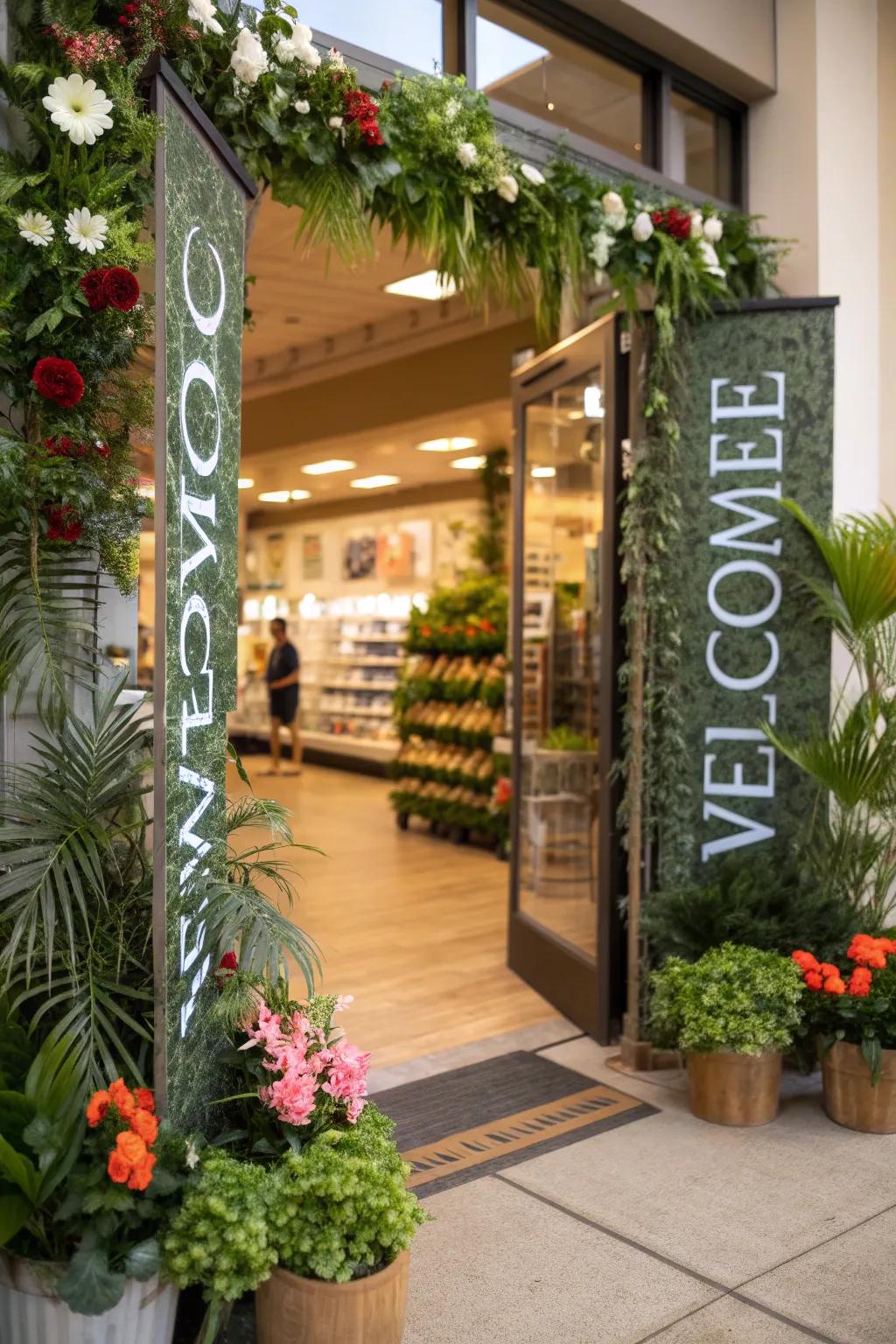 A thoughtfully conceptualized entryway establishes the foundation for a memorable purchasing venture.