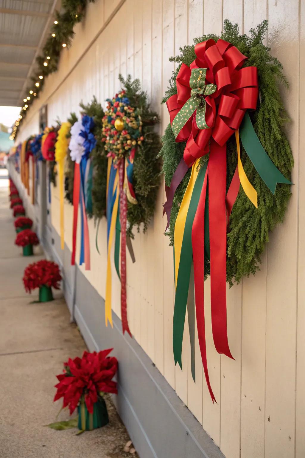 Maintain your home fresh through seasonal fabric strip displays.