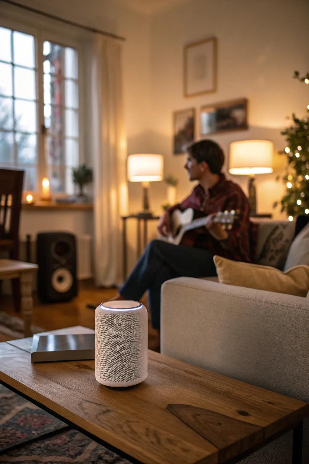 With the ideal playlist, set the mood.