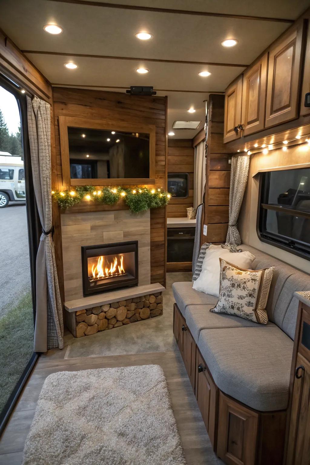 Bespoke corners personalize your RV space.