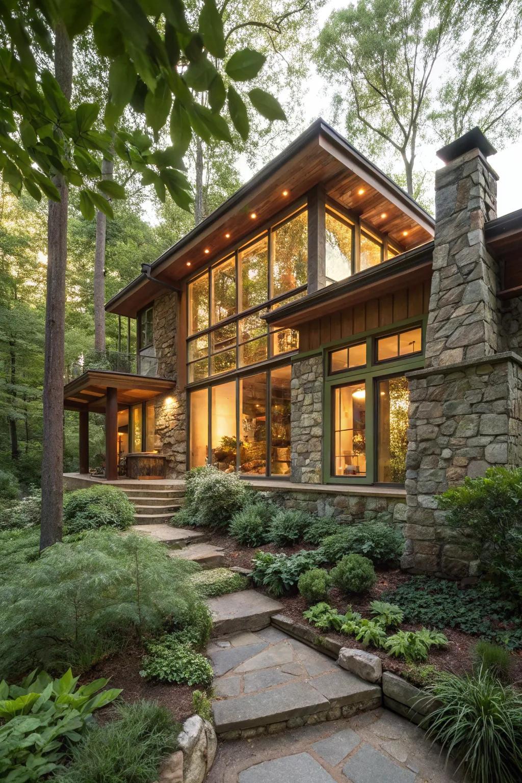 A shouse design inspired by nature, offering tranquility and beauty.