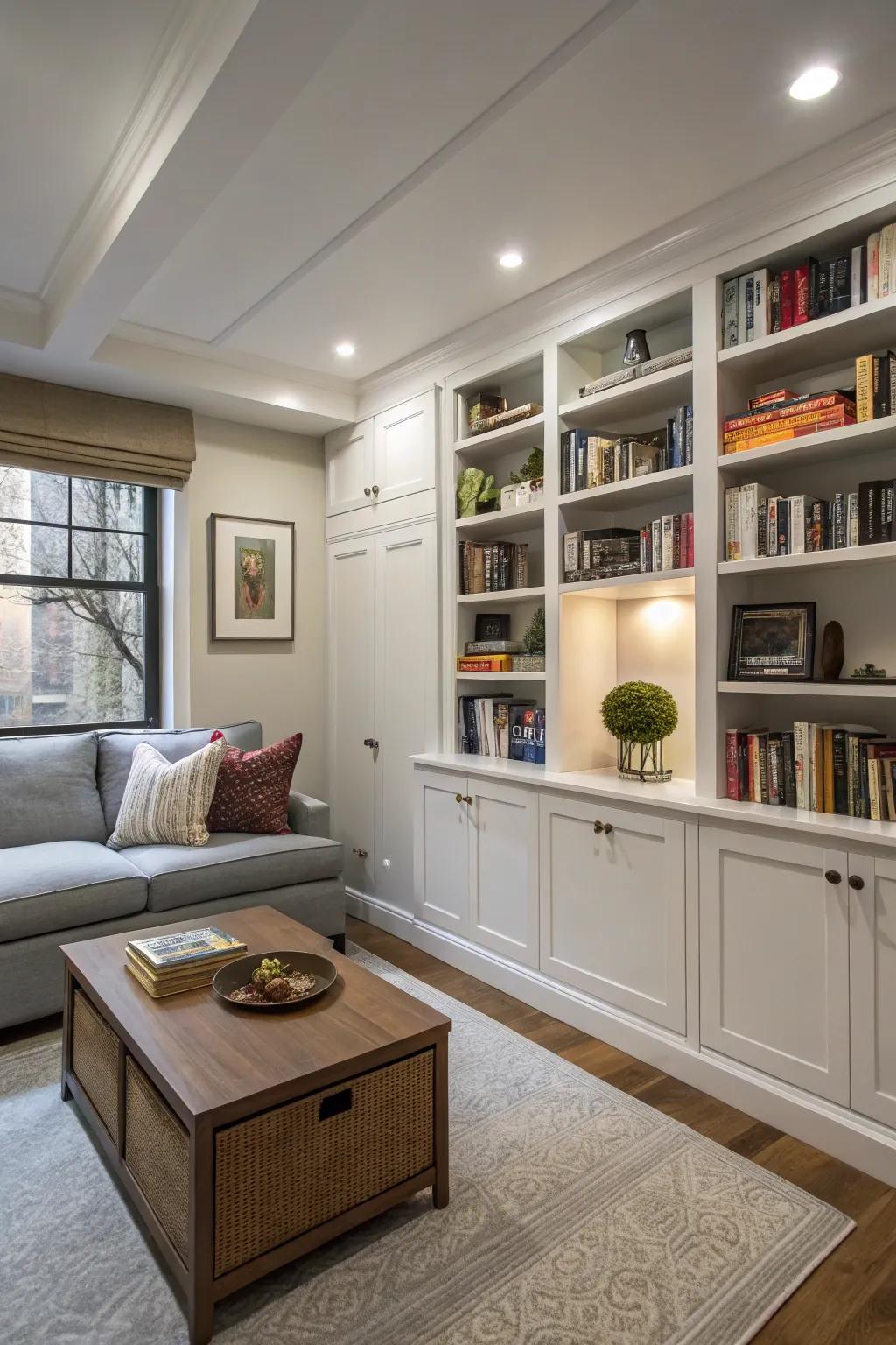 Built-ins make everything look smooth and clean.