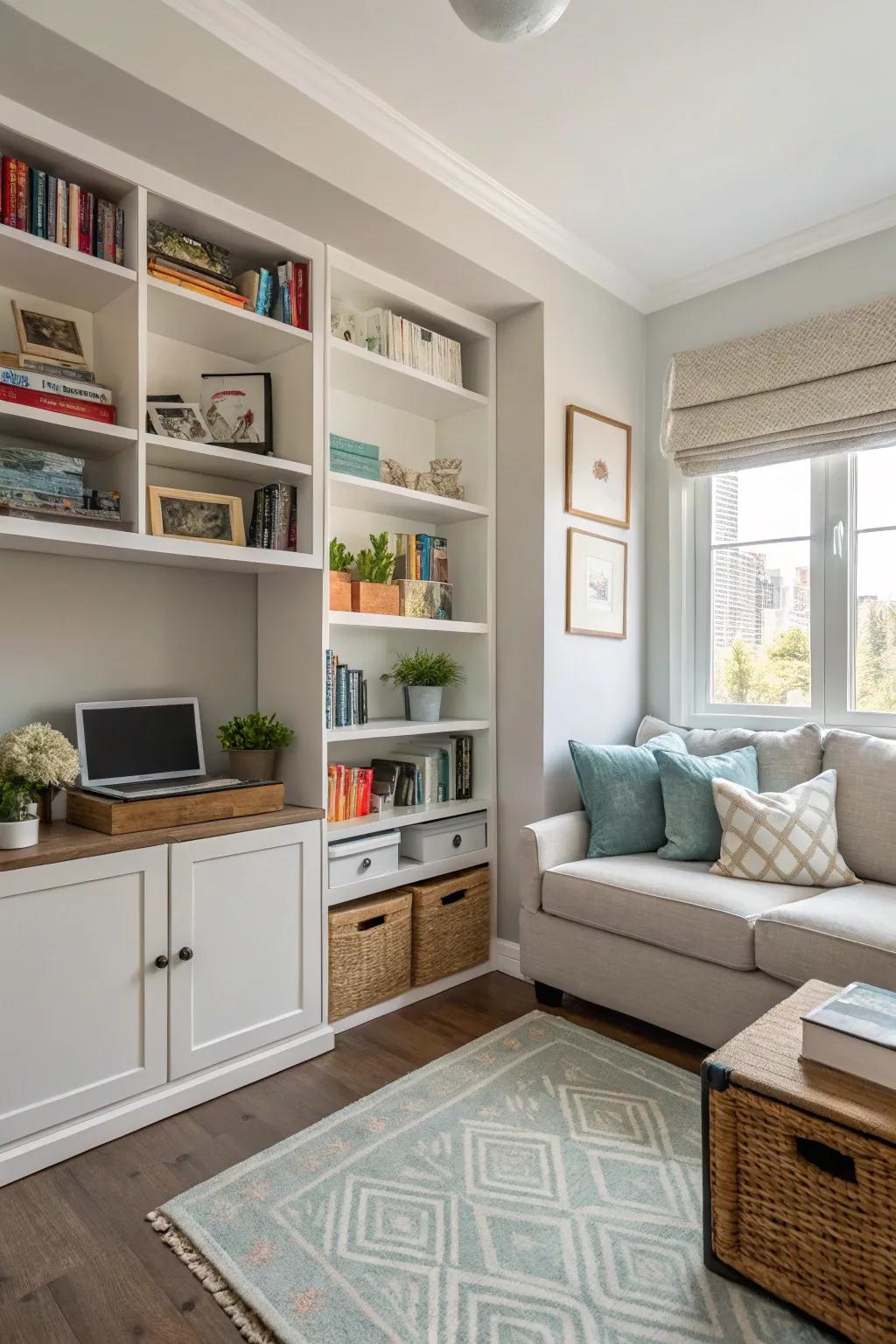 Corners can be stylish and useful.