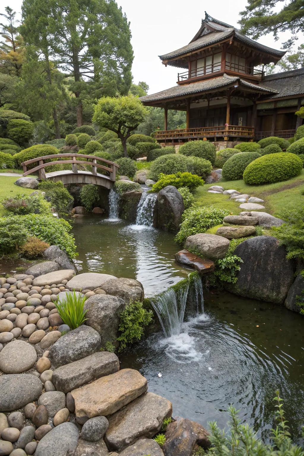 Japanese-inspired design infuses stillness and equilibrium upon your garden.