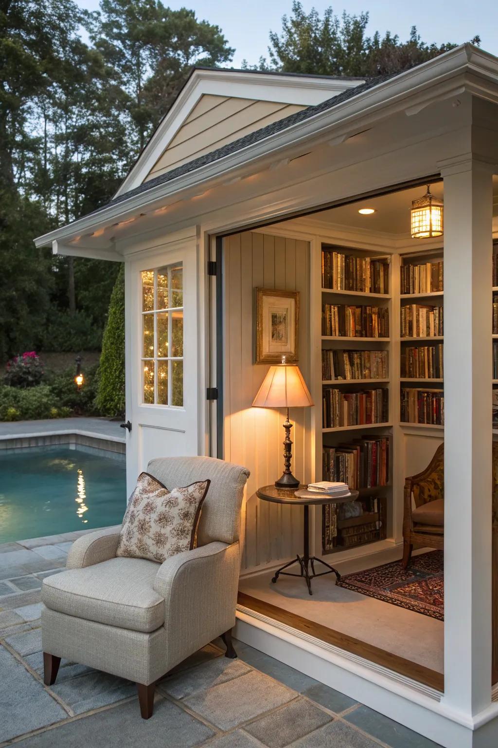 Discover a hidden gem with a secret reading spot.