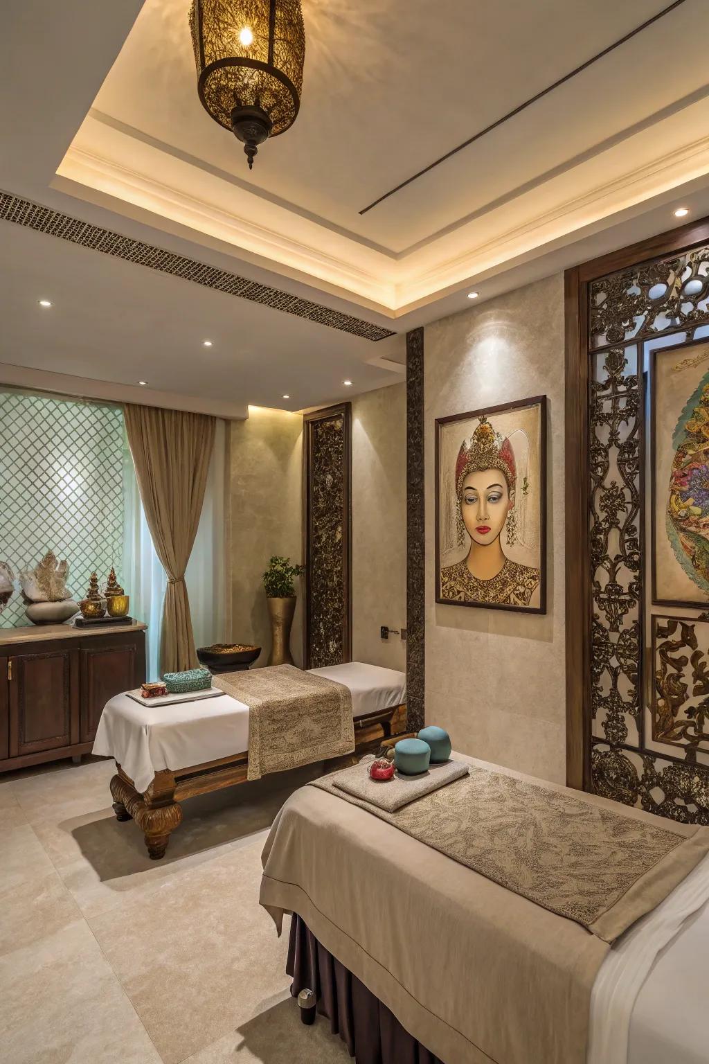 Enhance your spa through social and artistic touches.