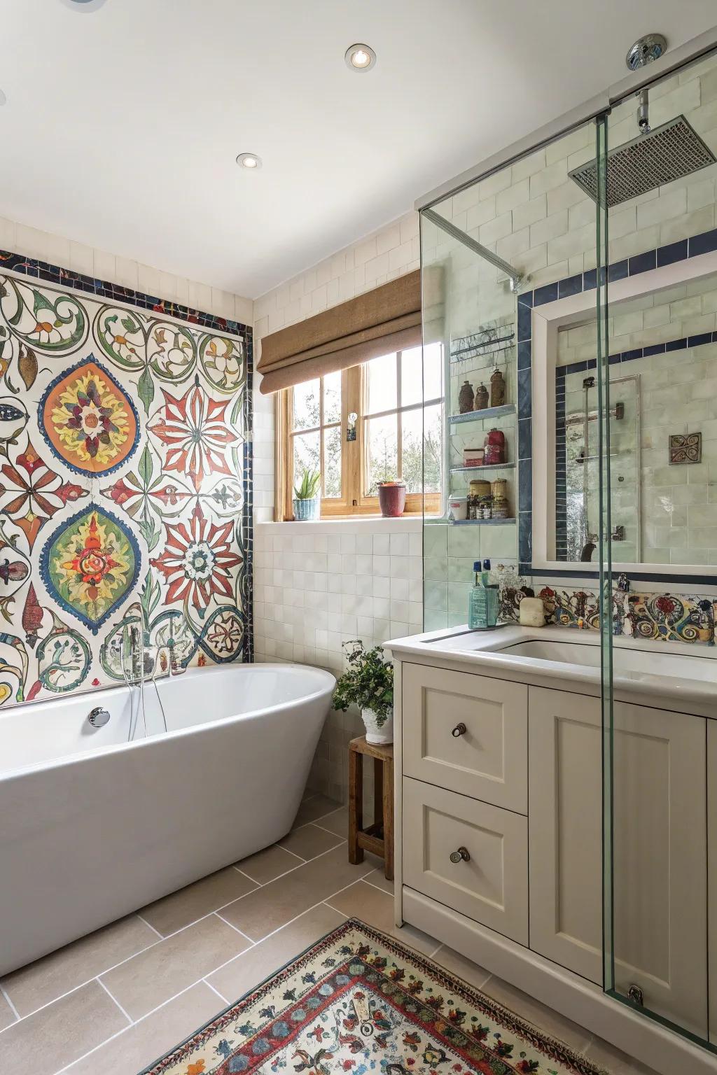 Hand-painted nuances add a distinctive and personal touch.