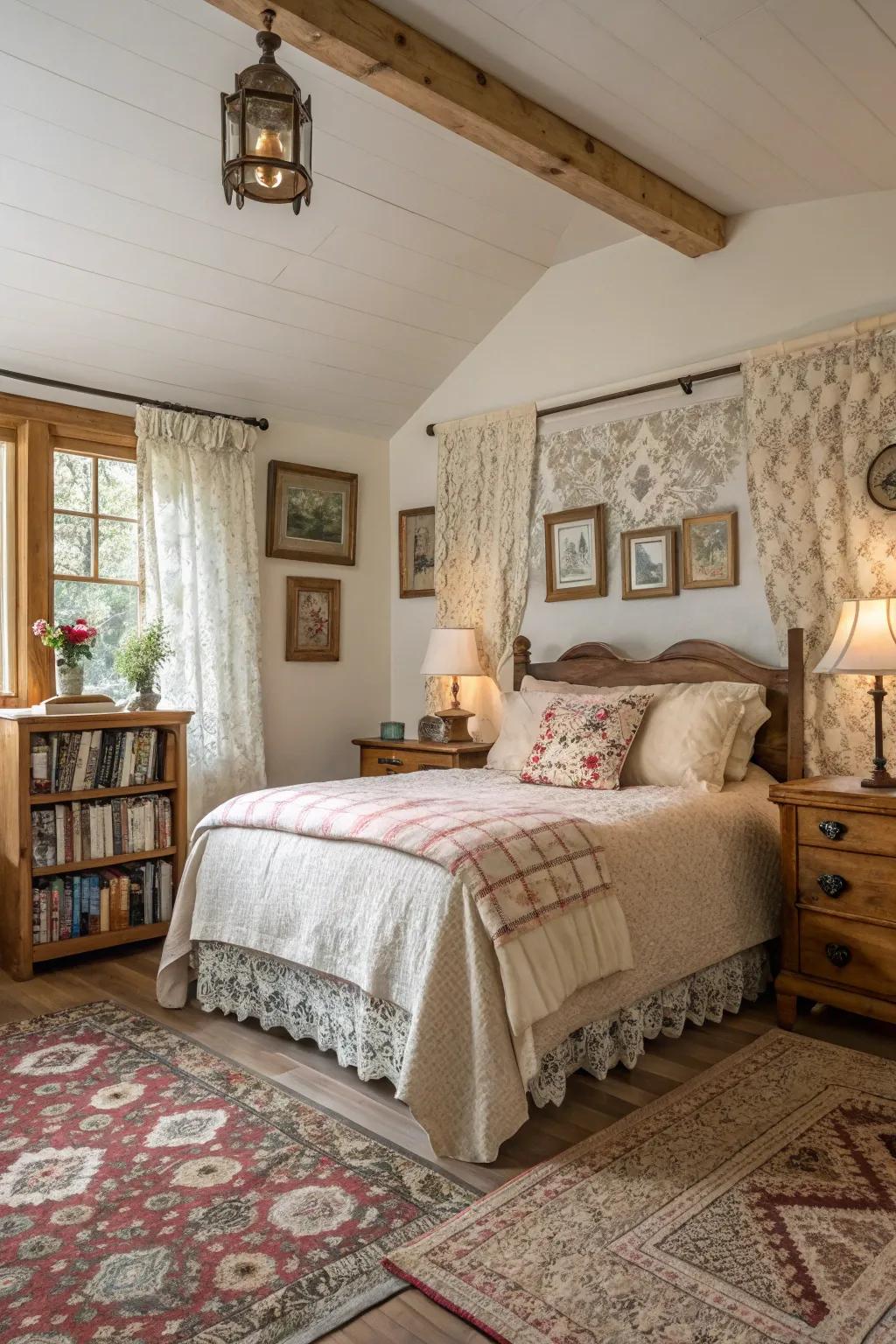 Cottage comfort showcasing a cozy space.