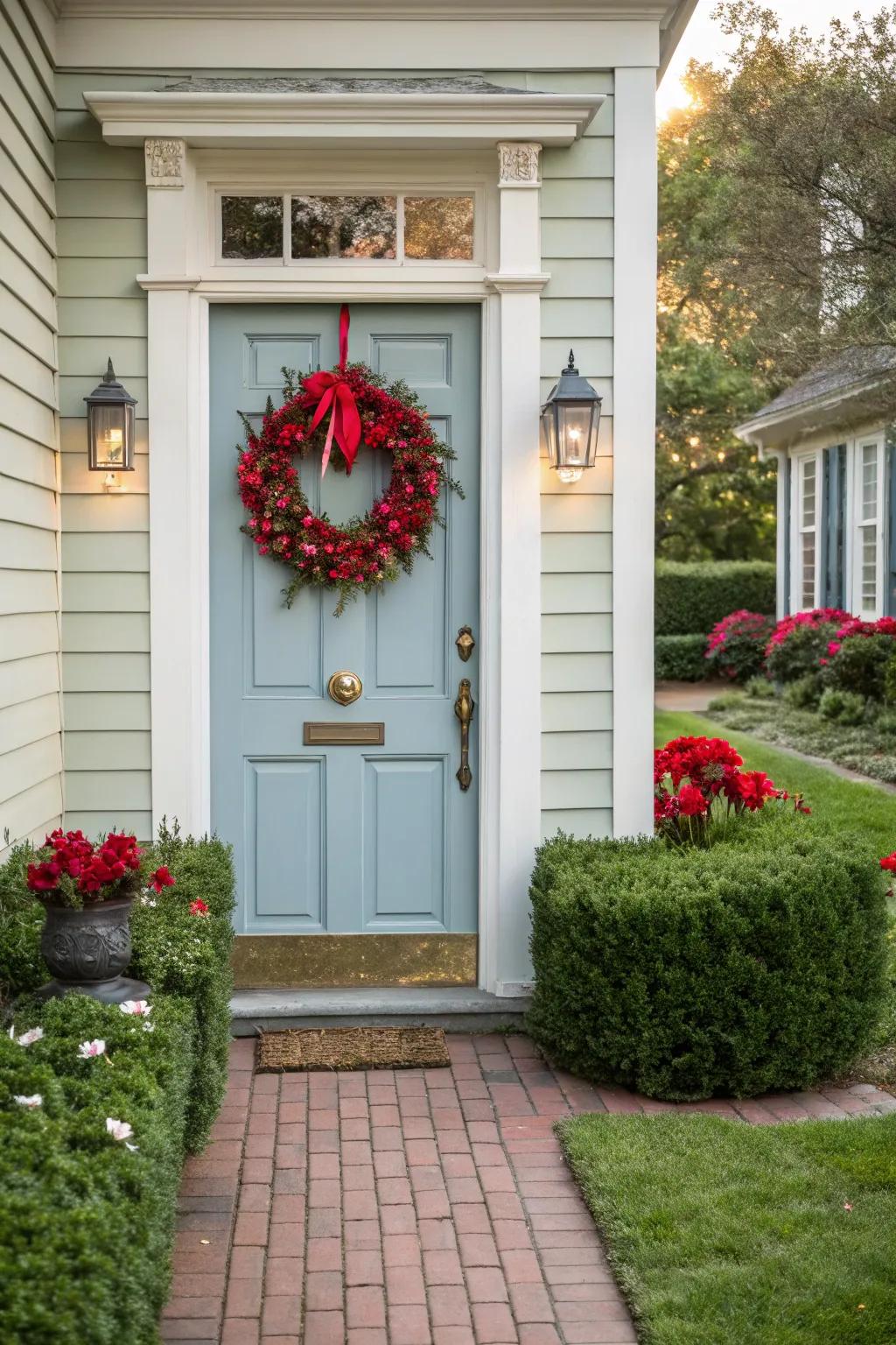 Themed adornments bring a welcoming and personal touch to any door.