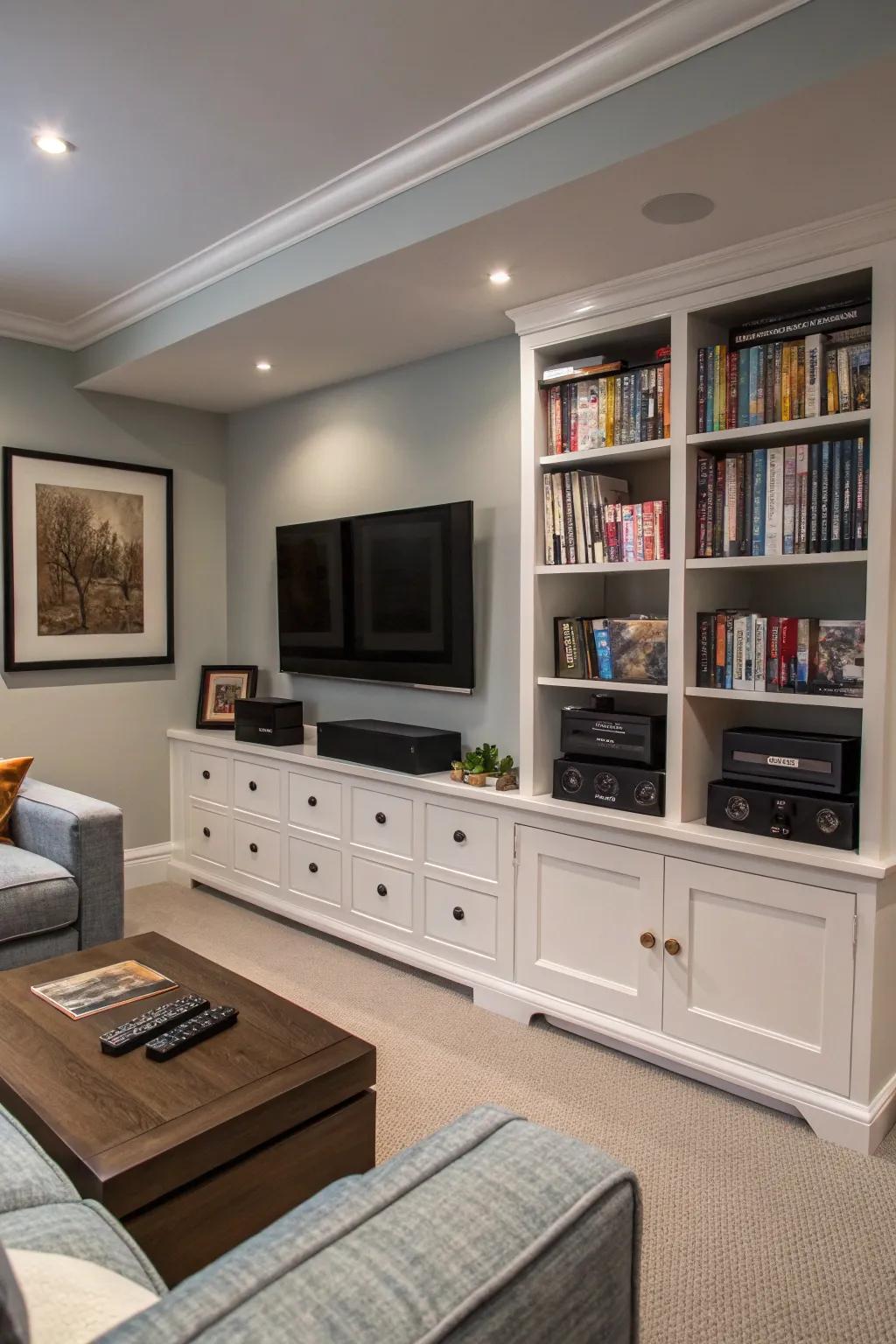 Clever storage keeps your room organized and clutter-free.