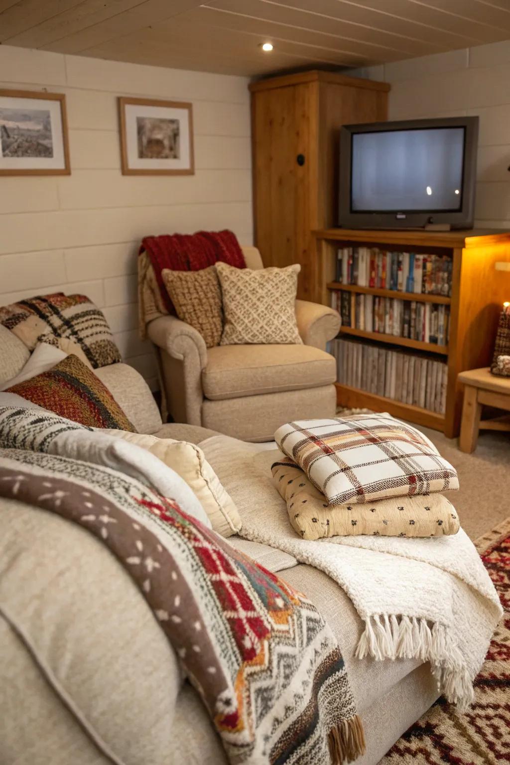 Textural elements infuse depth and comfort