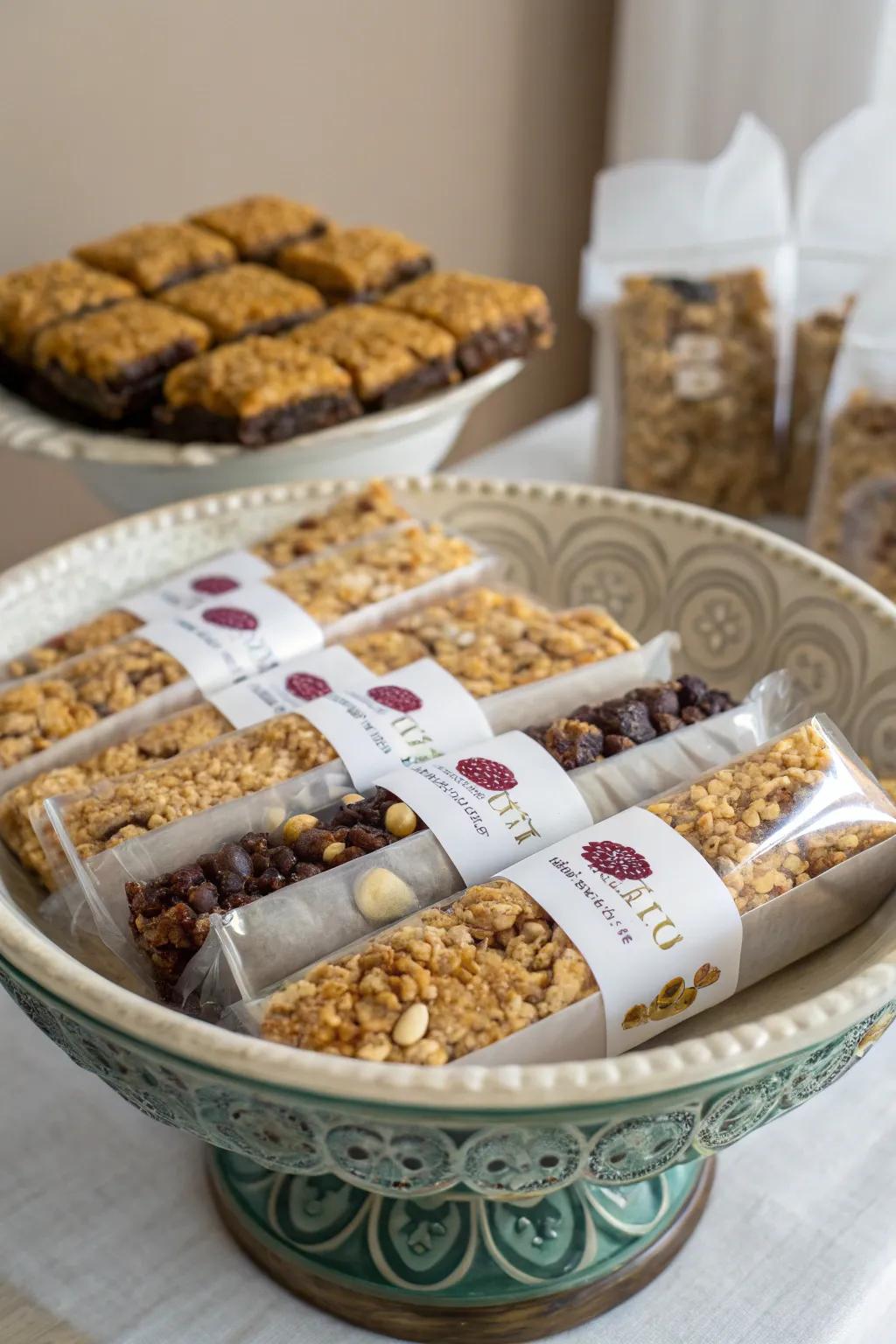 Fast energy snacks keep attendees energized and satisfied.
