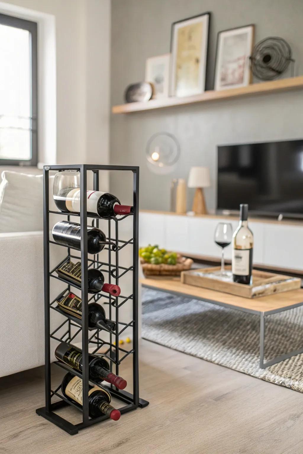 A minimalist rack showcasing clean design.