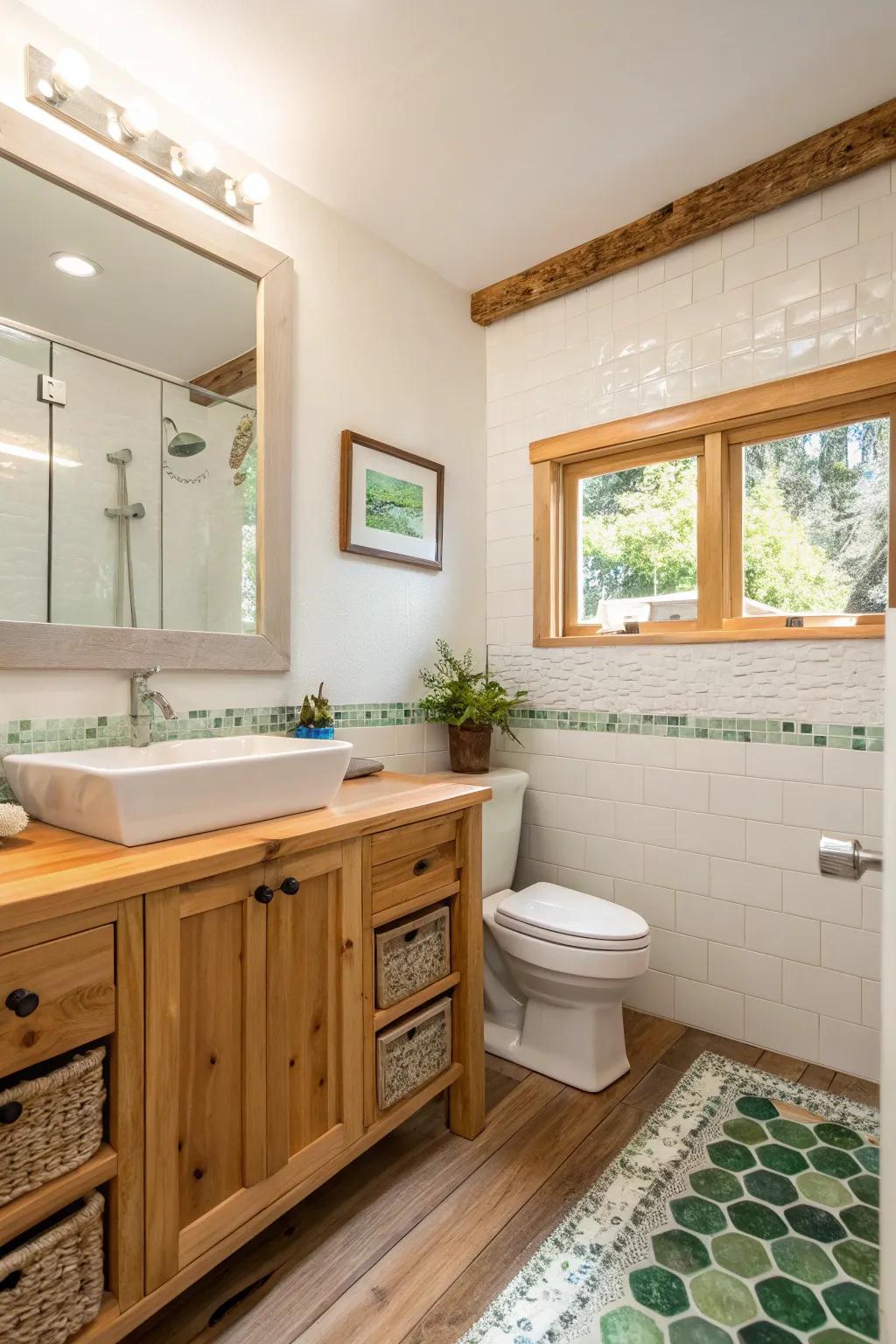 Recuperated design with touches joined together.