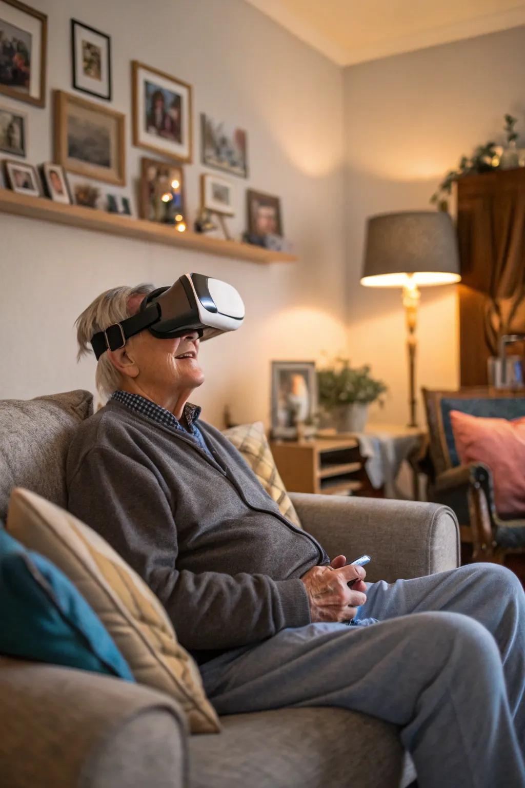 A simulated reality escapade delivers enjoyment and novelty to the festivity.