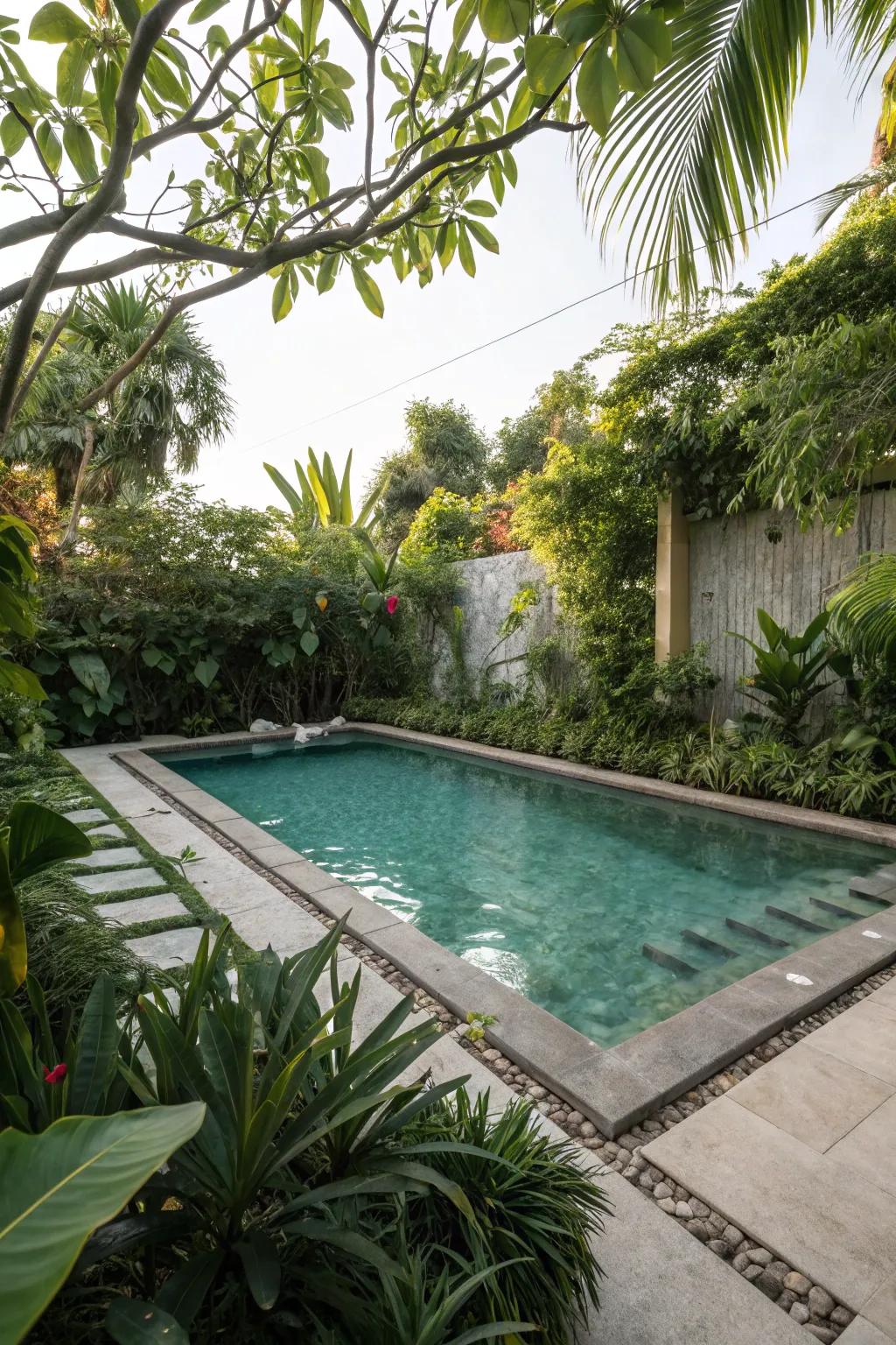 Environmentally friendly pool setups encourage sustainability and beauty.