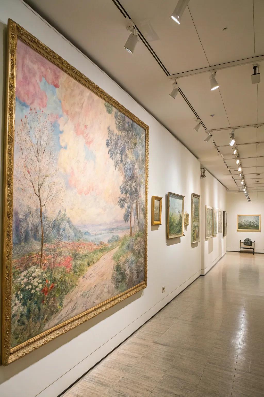 Inspirations from impressionism bring artistic charm and mixed beauty.