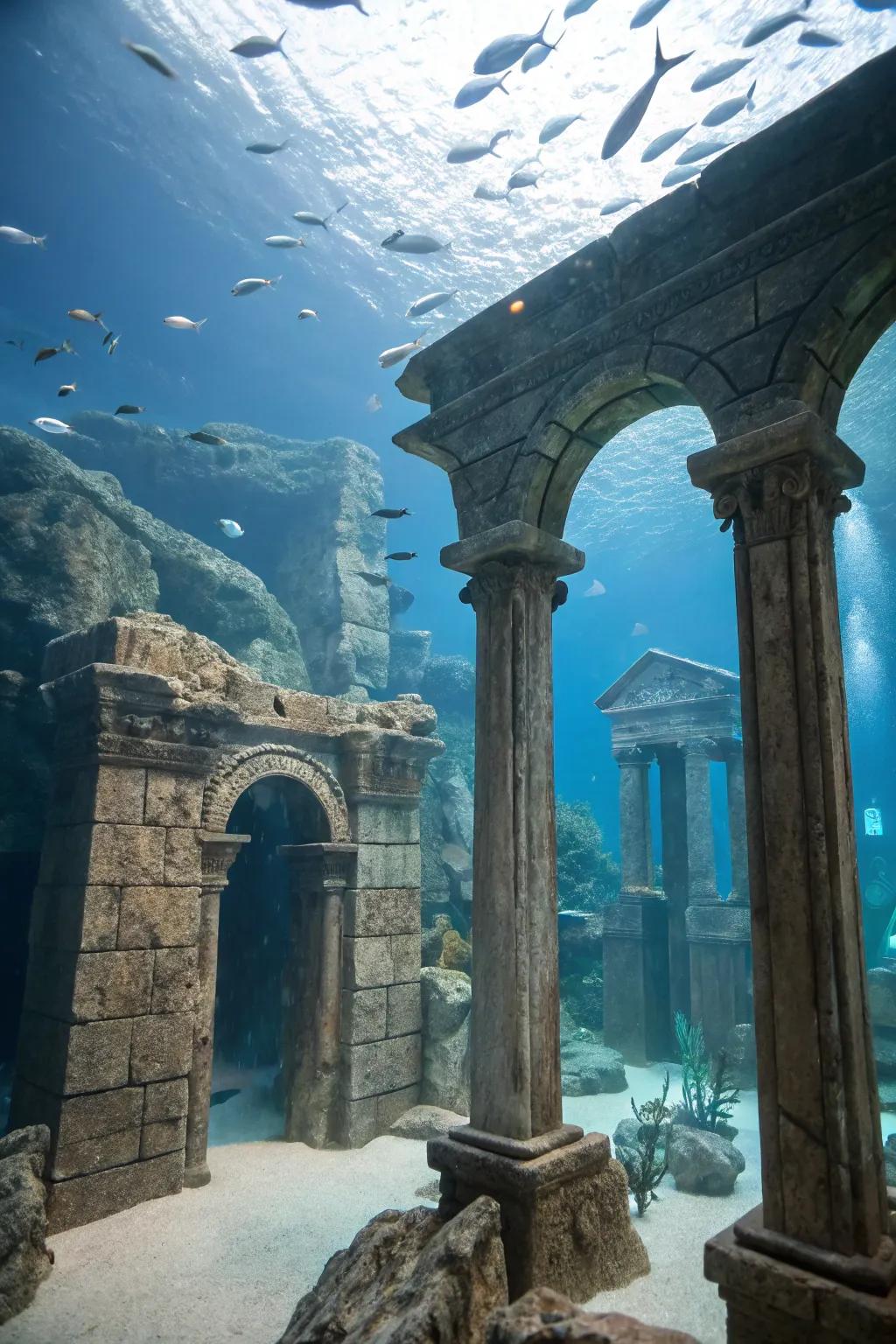Age-old vestiges beget an adventurous, historic ambience.
