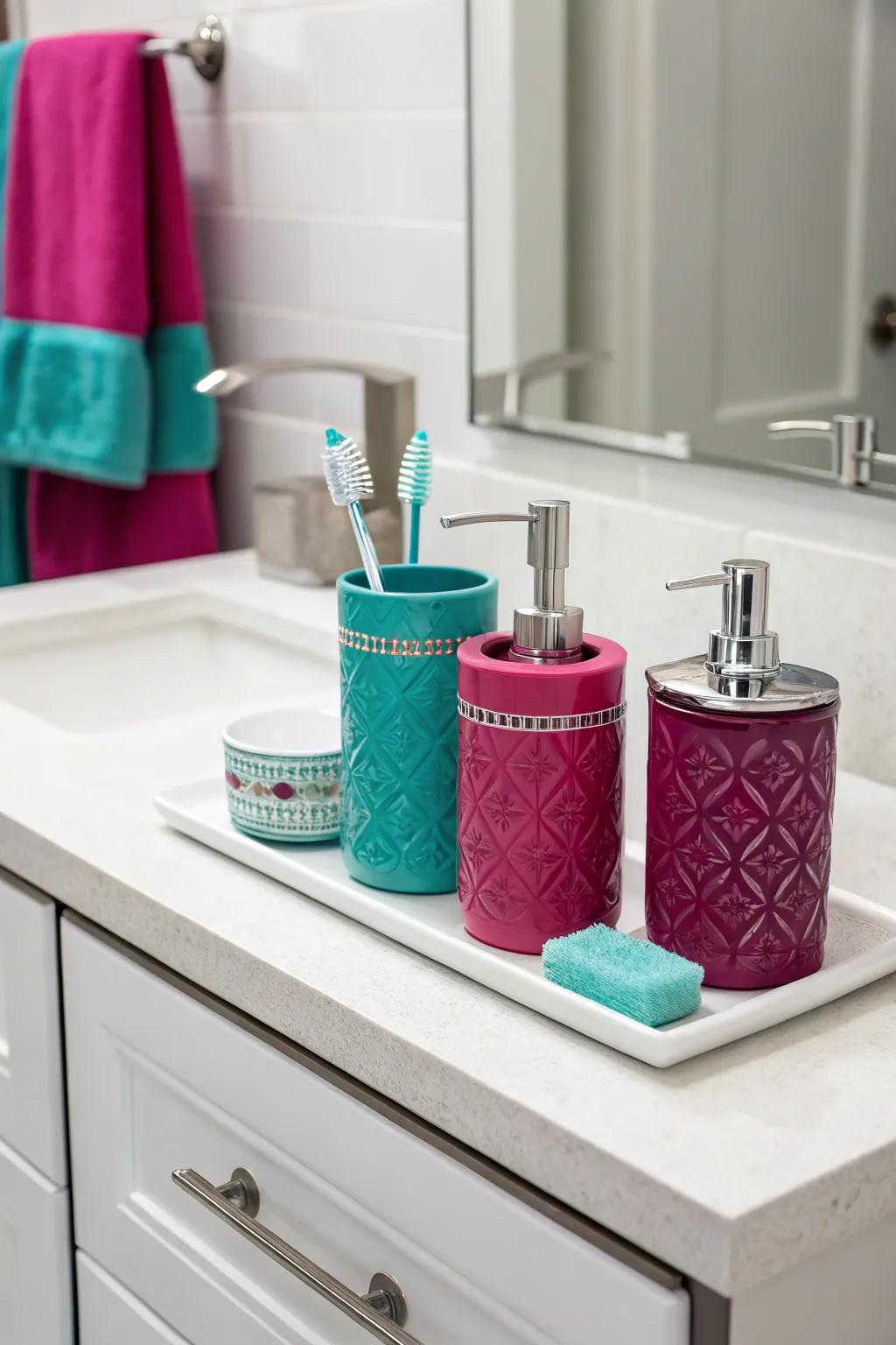 Bold colors bring in a dynamic and lively energy.