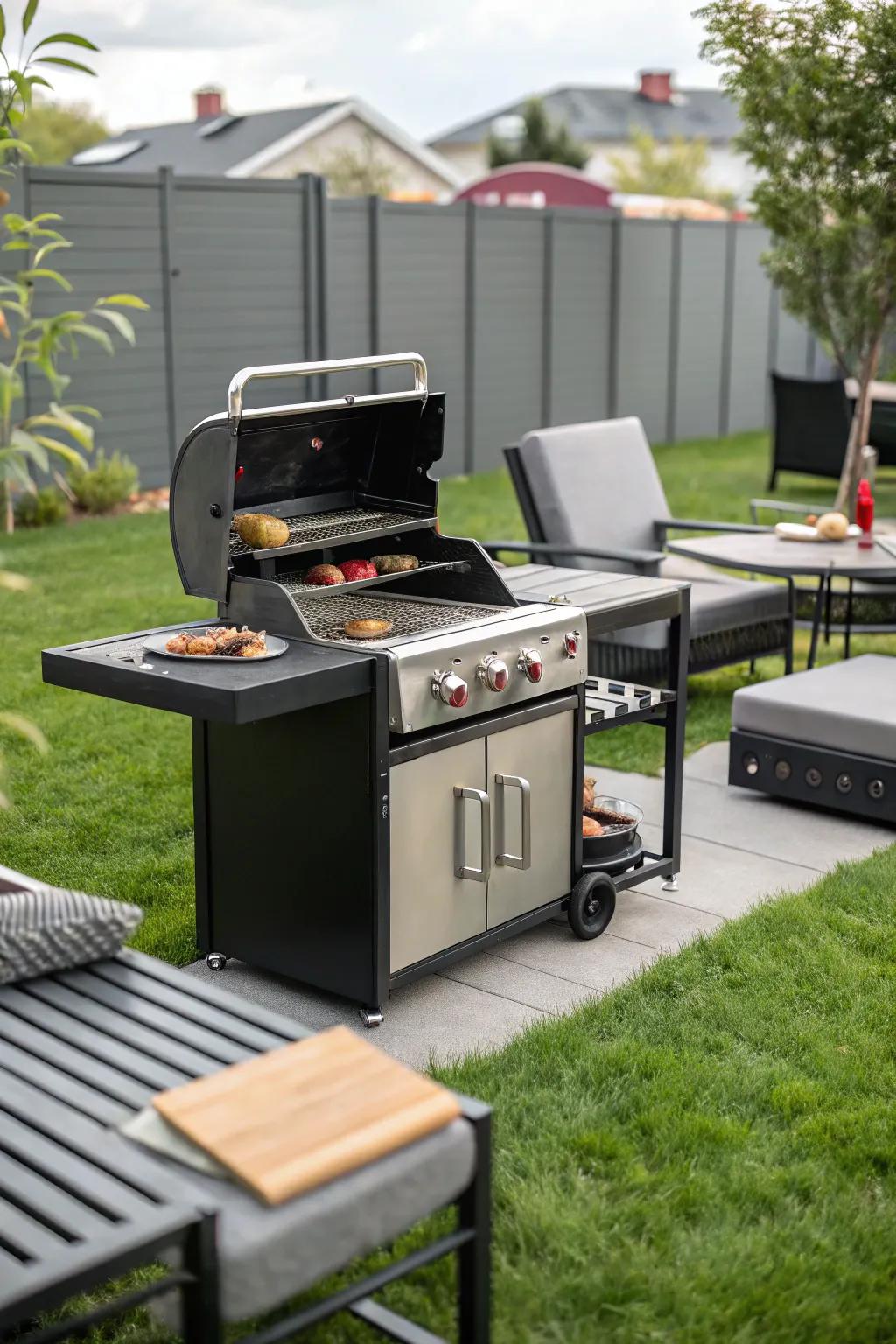 Customize your outdoor cooking with a modular grill.