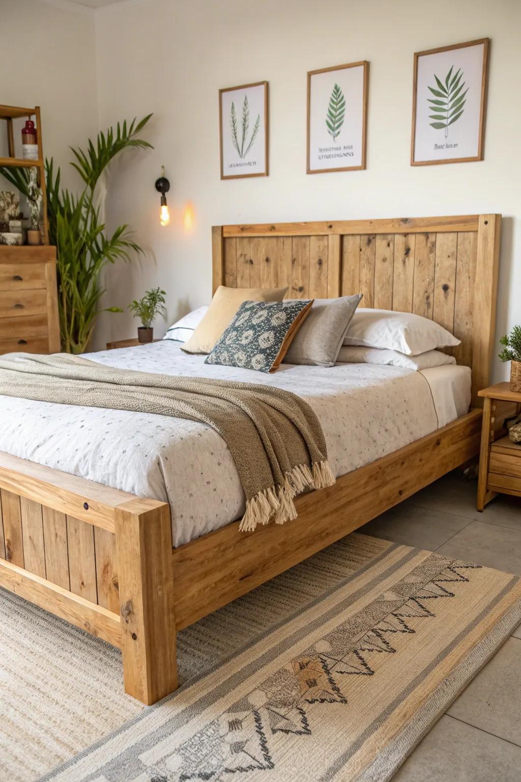 A sustainable bed base advocates a healthier planet.